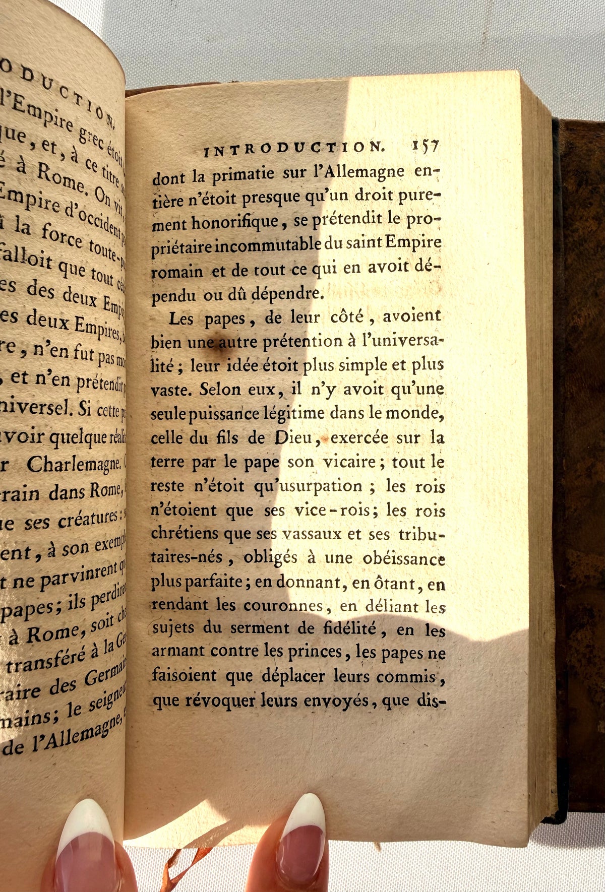 The History of the Rivalry Between France & Spain, 1801, French language DSM Vintage