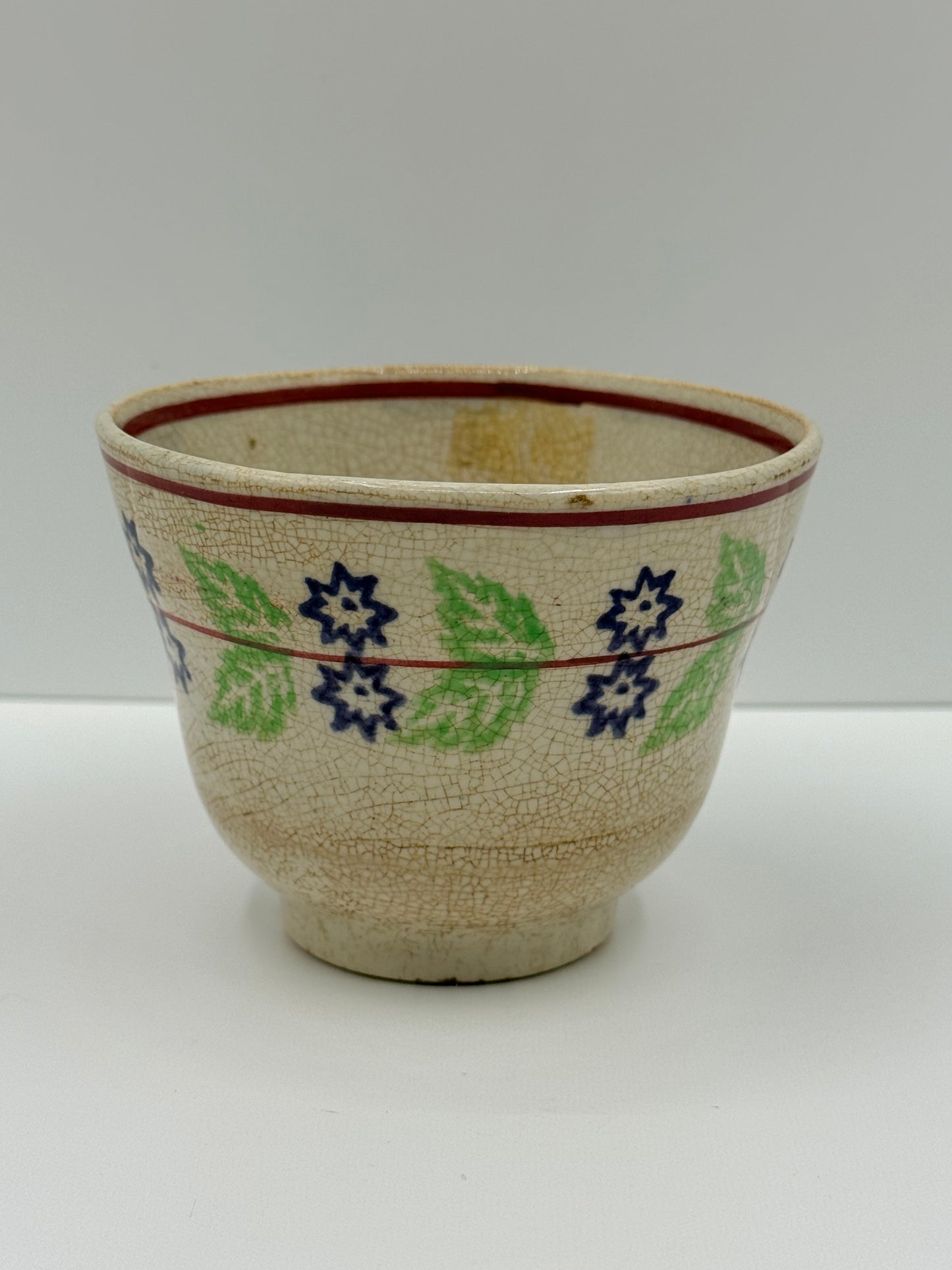 Small Ironstone Floral Bowl