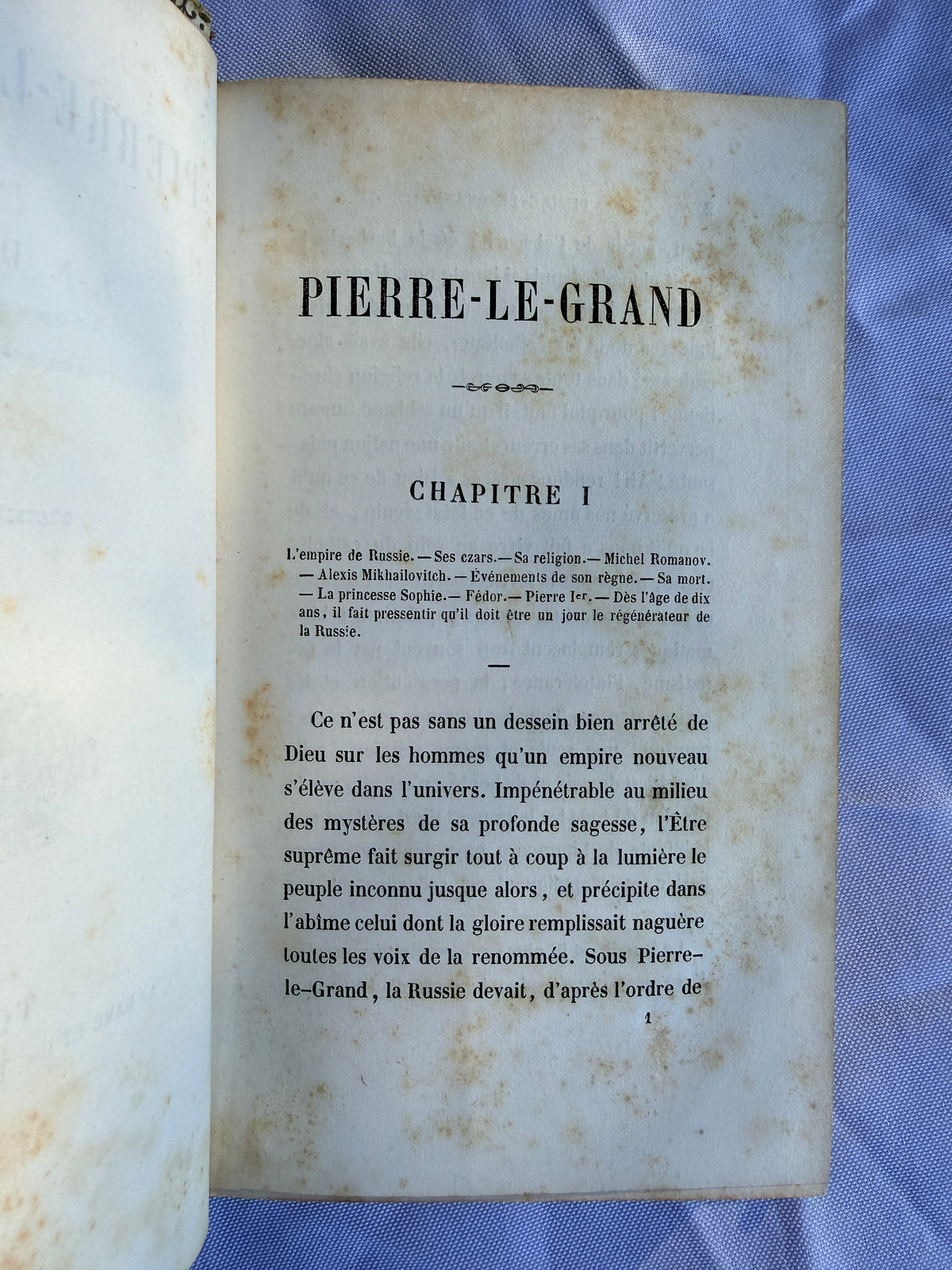 Pierre Le Grand, French Romantique, 1852