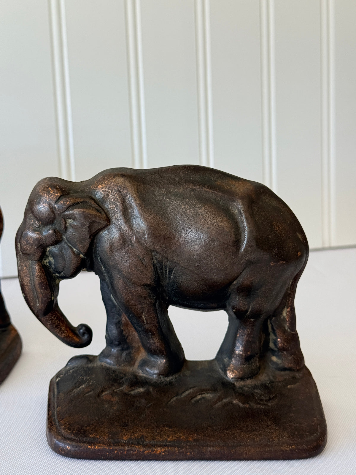 Elephant Cast Iron Bookends, 5”