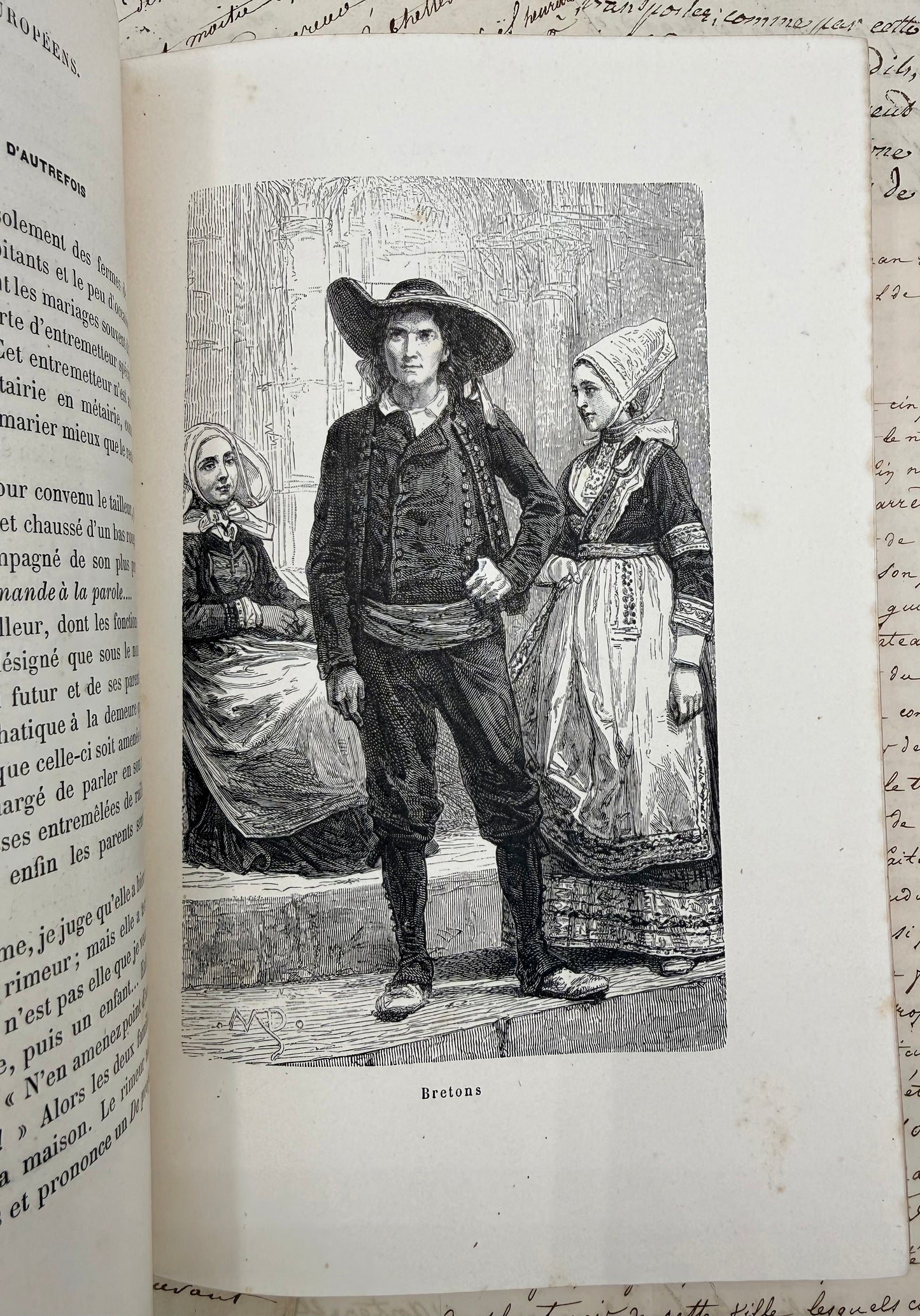 Customs and Characteristics of Peoples, French Cartonnage Book