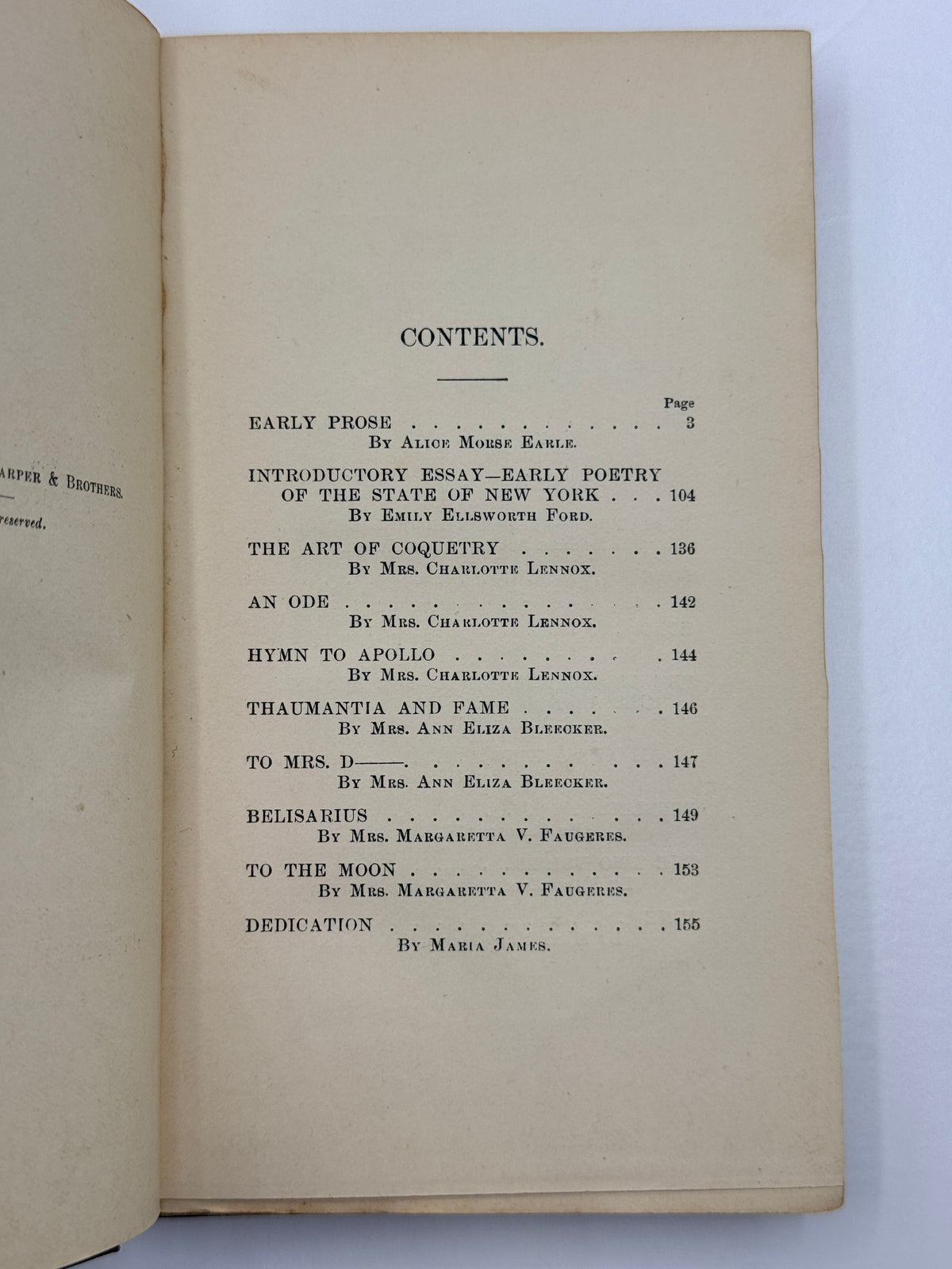 Early Prose & Verse, 1893