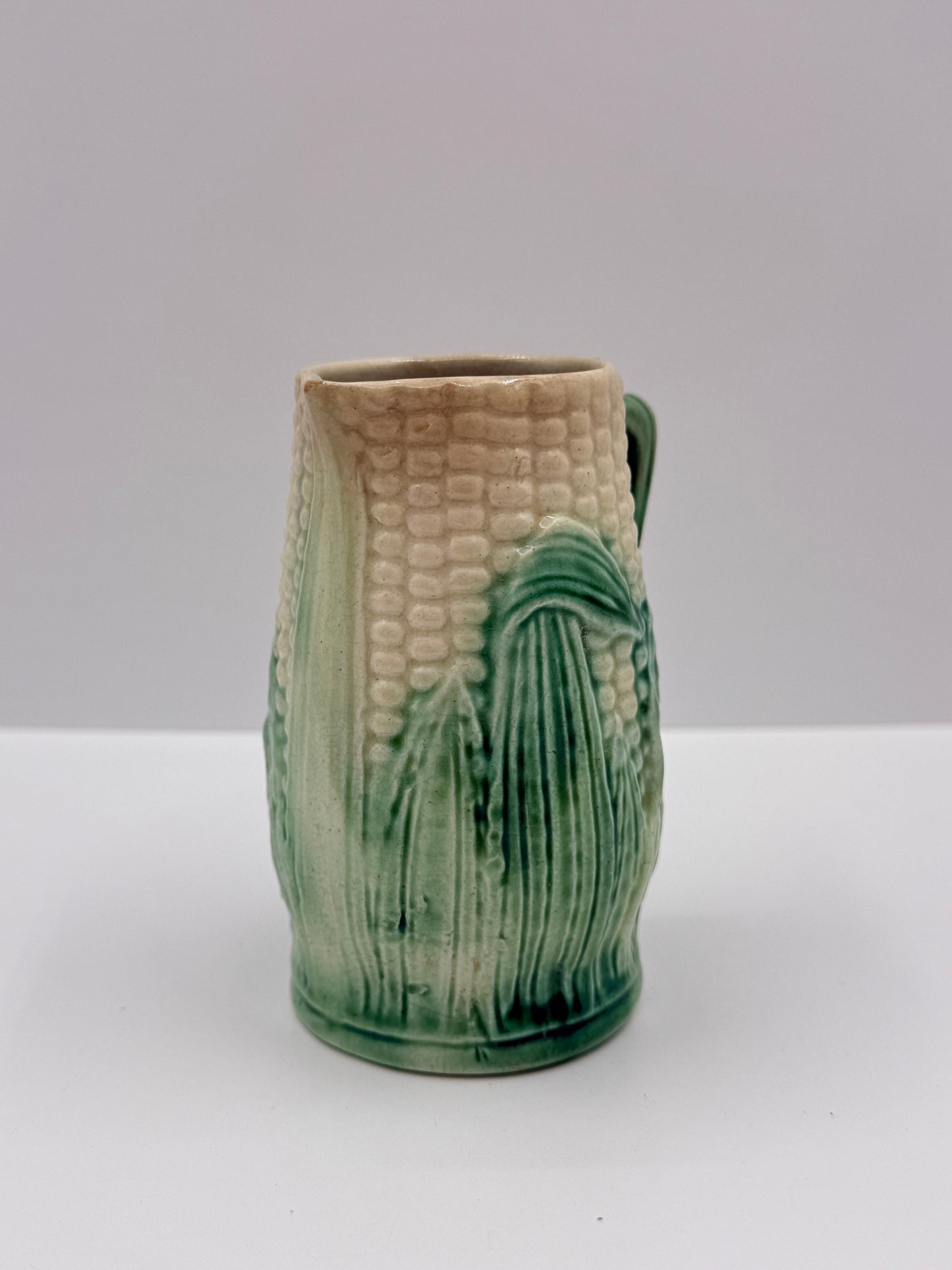 Etruscan Majolican Corn Creamer