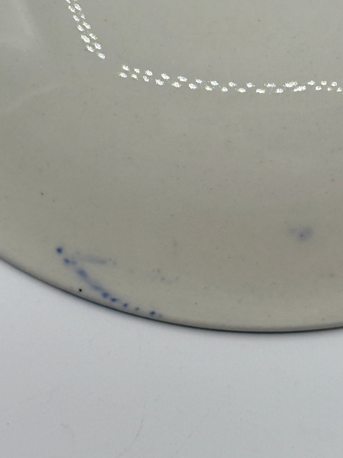 Blue Willow Small Blue & White English Plate