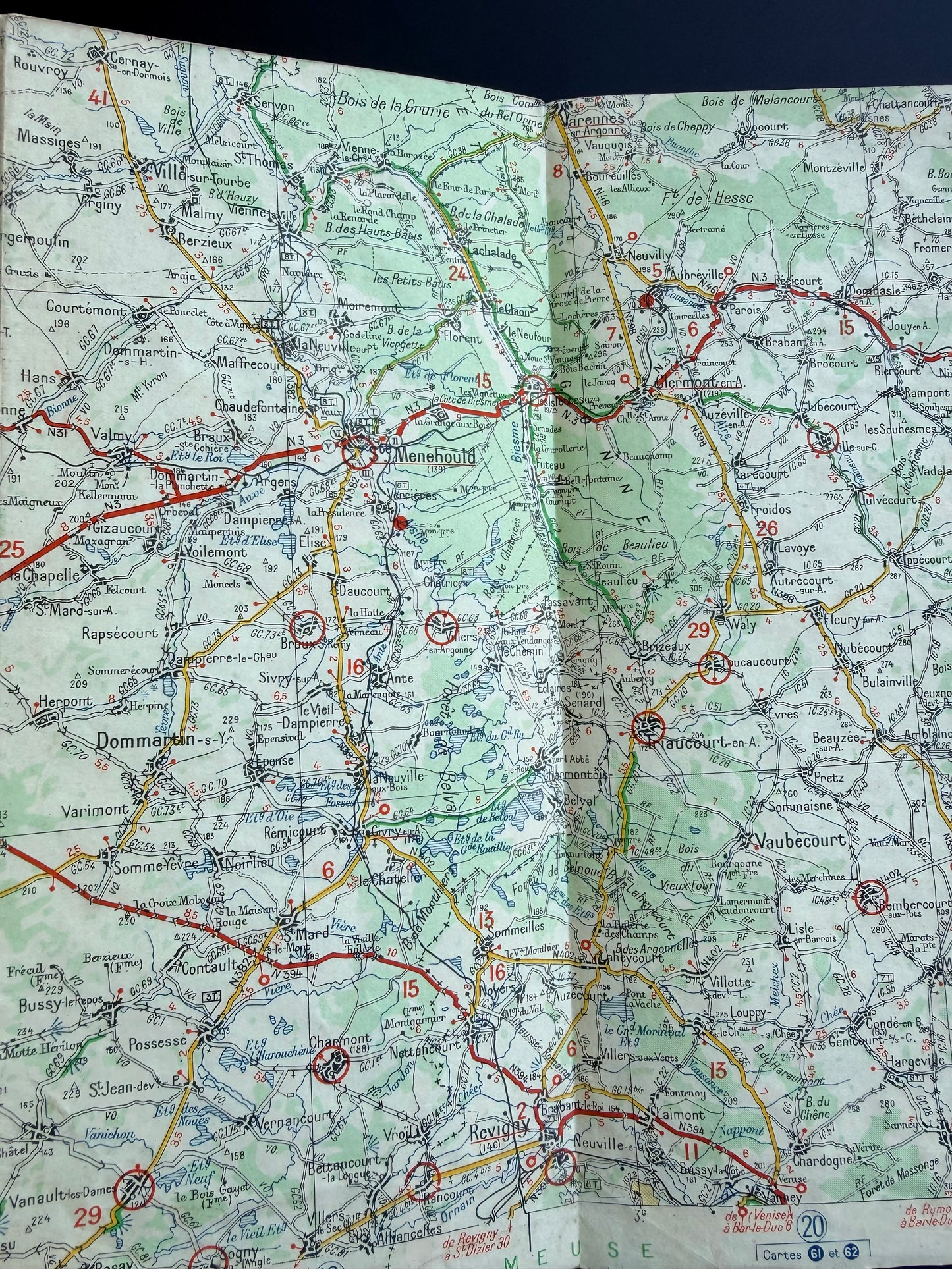 Vintage Michelin Map of Paris #56