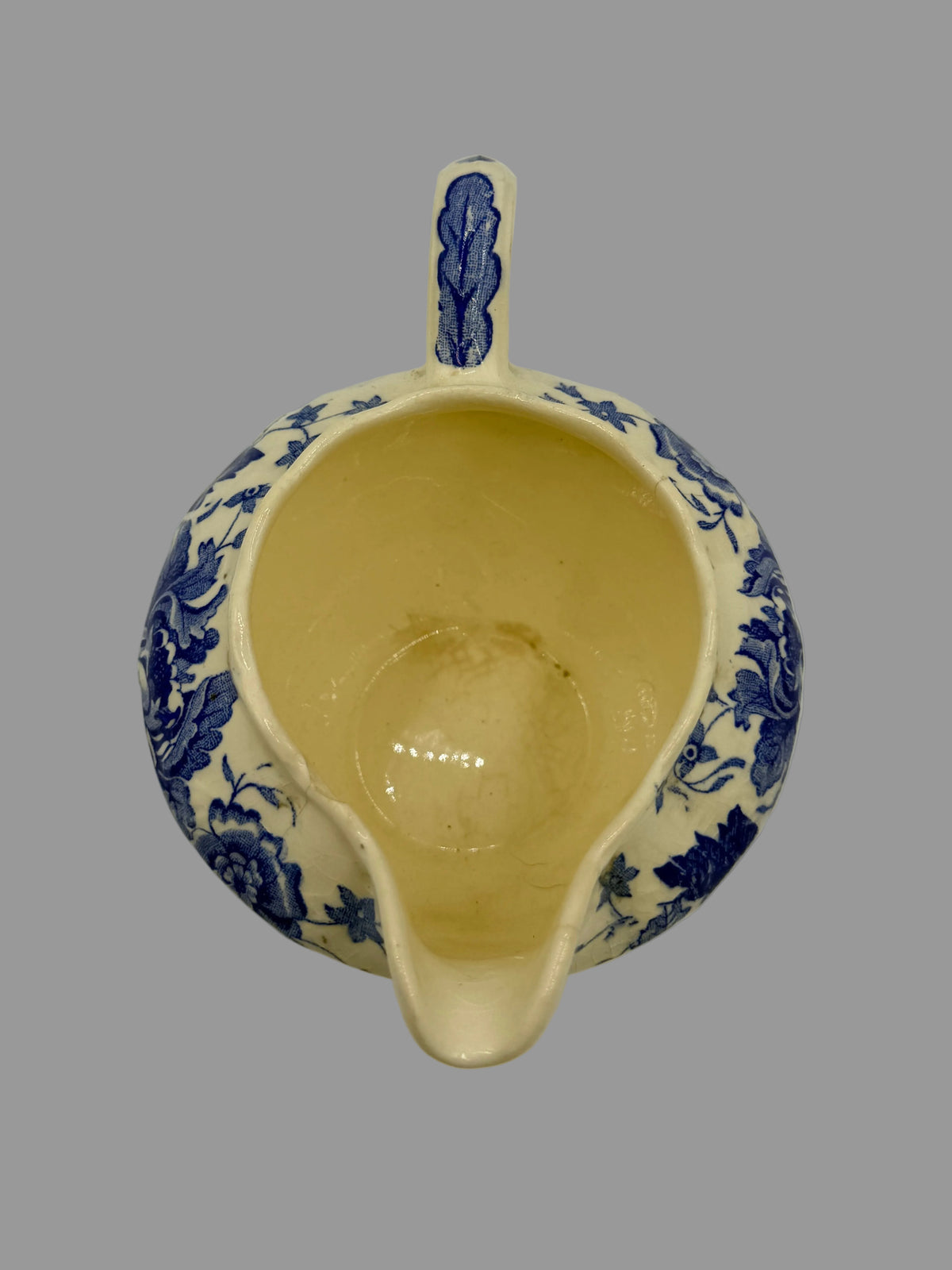 Taylor Smith Dogwood Blue and White Creamer