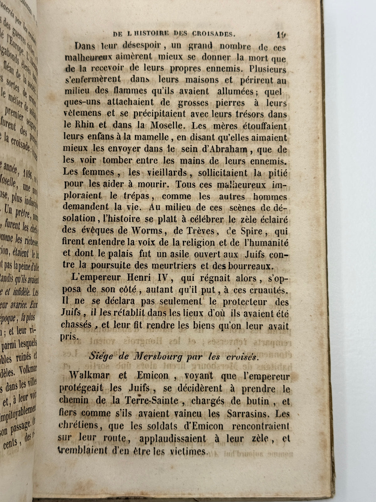 Beauties of the History of the Crusades, French Cartonnage Book
