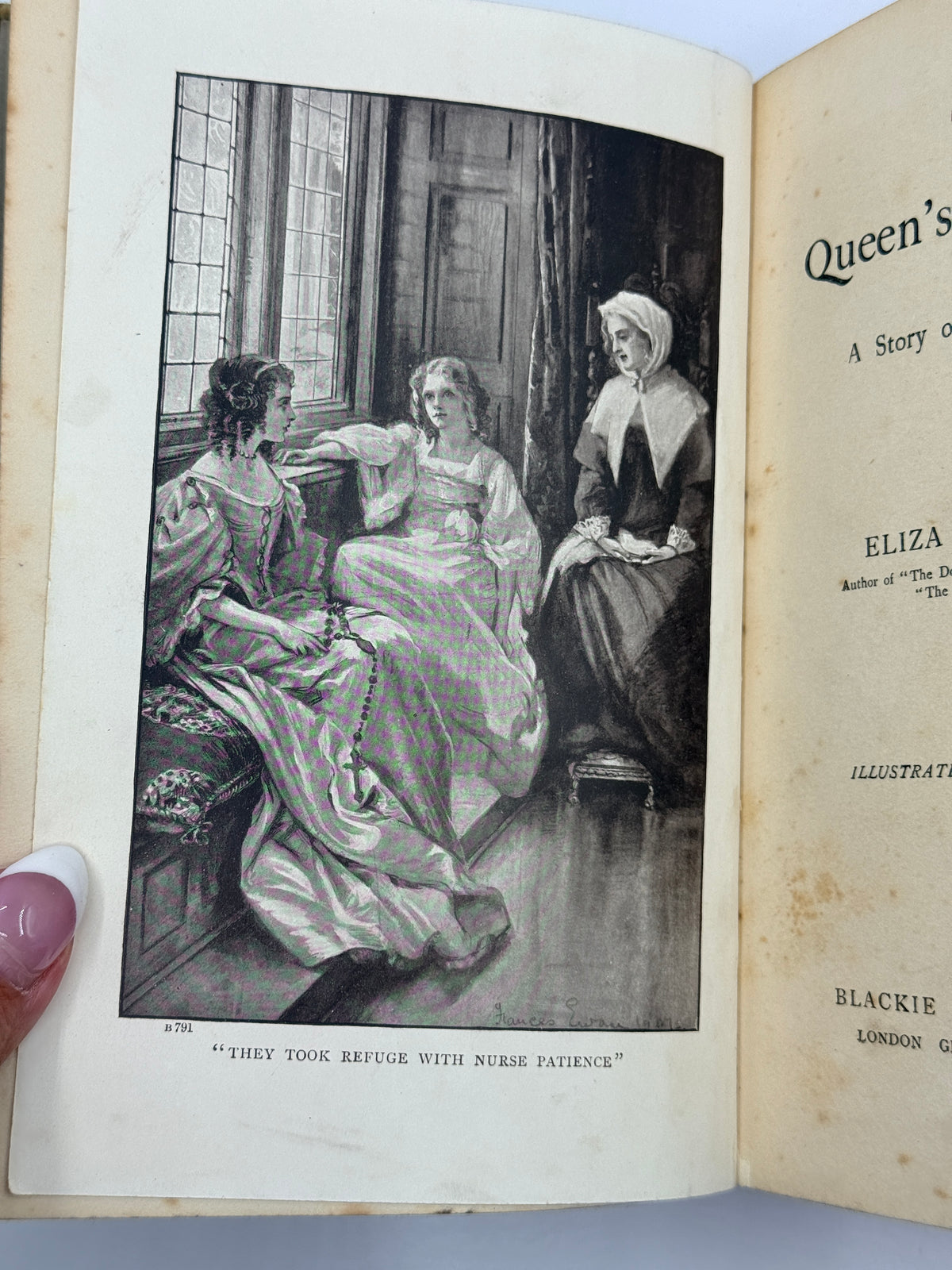 The Queen’s Favorite by Eliza Pollard, ~1907
