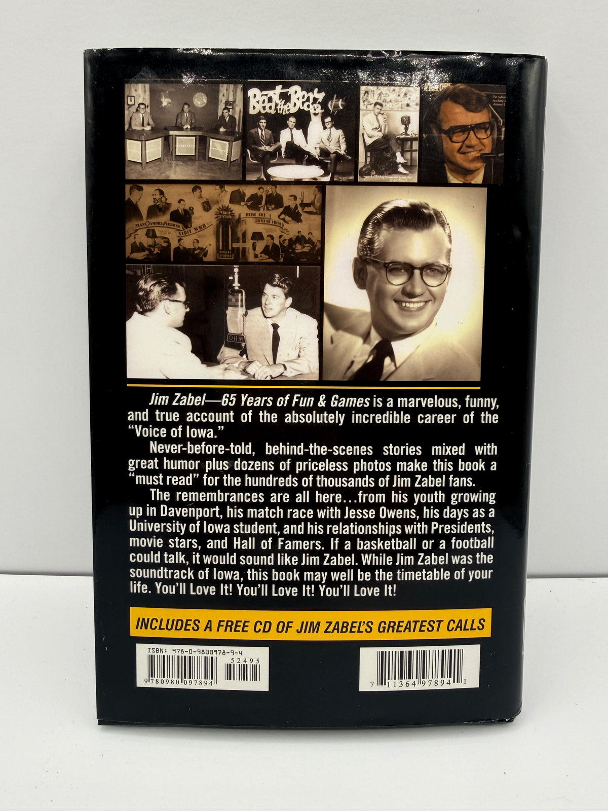 Jim Zabel, I Love It book, Signed