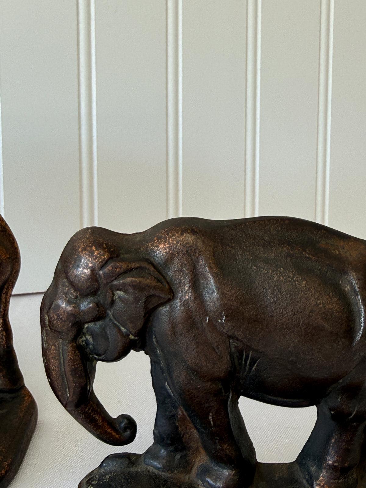 Elephant Cast Iron Bookends, 5”