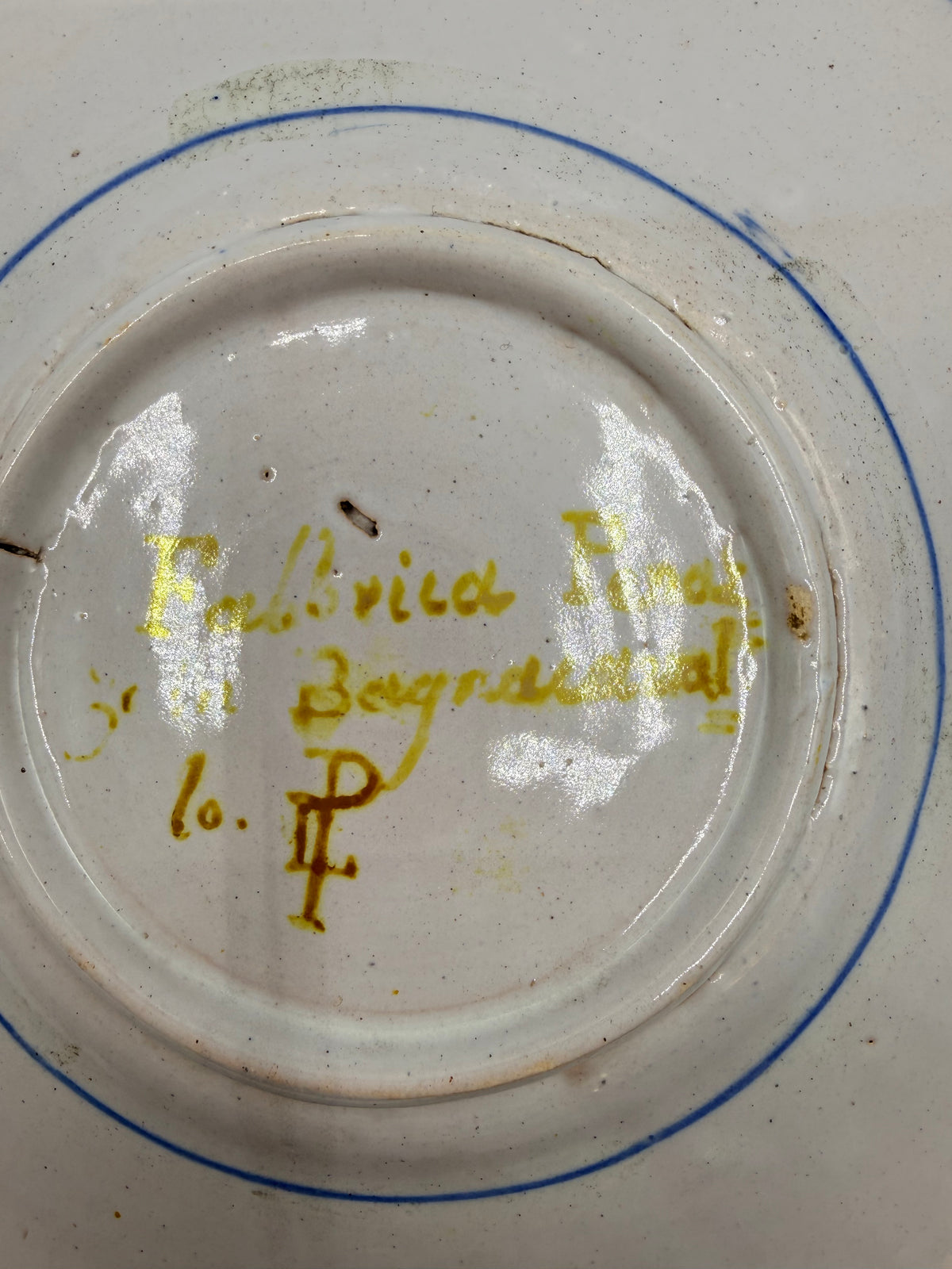 Antique Signed Royal Style Italian Plate