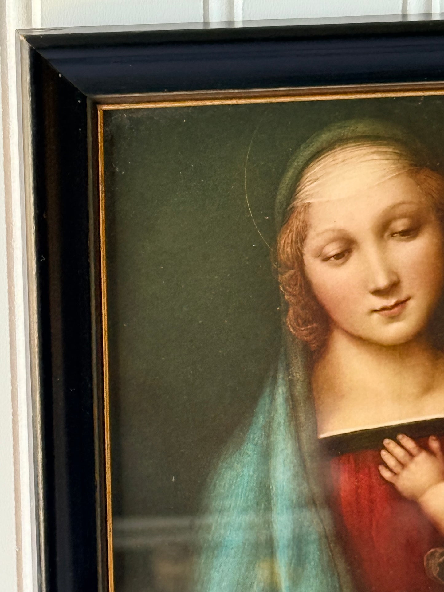 Madonna Christian Print by Roberto Hoesch, Italy, 11”