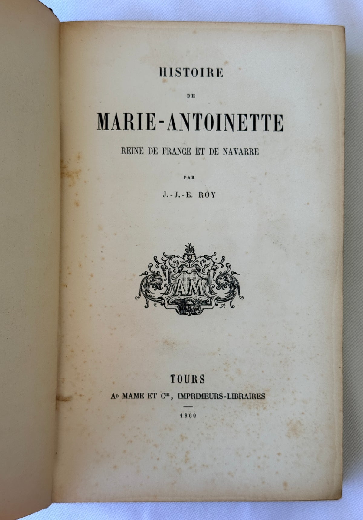 History of Marie Antoinette, French, 1860