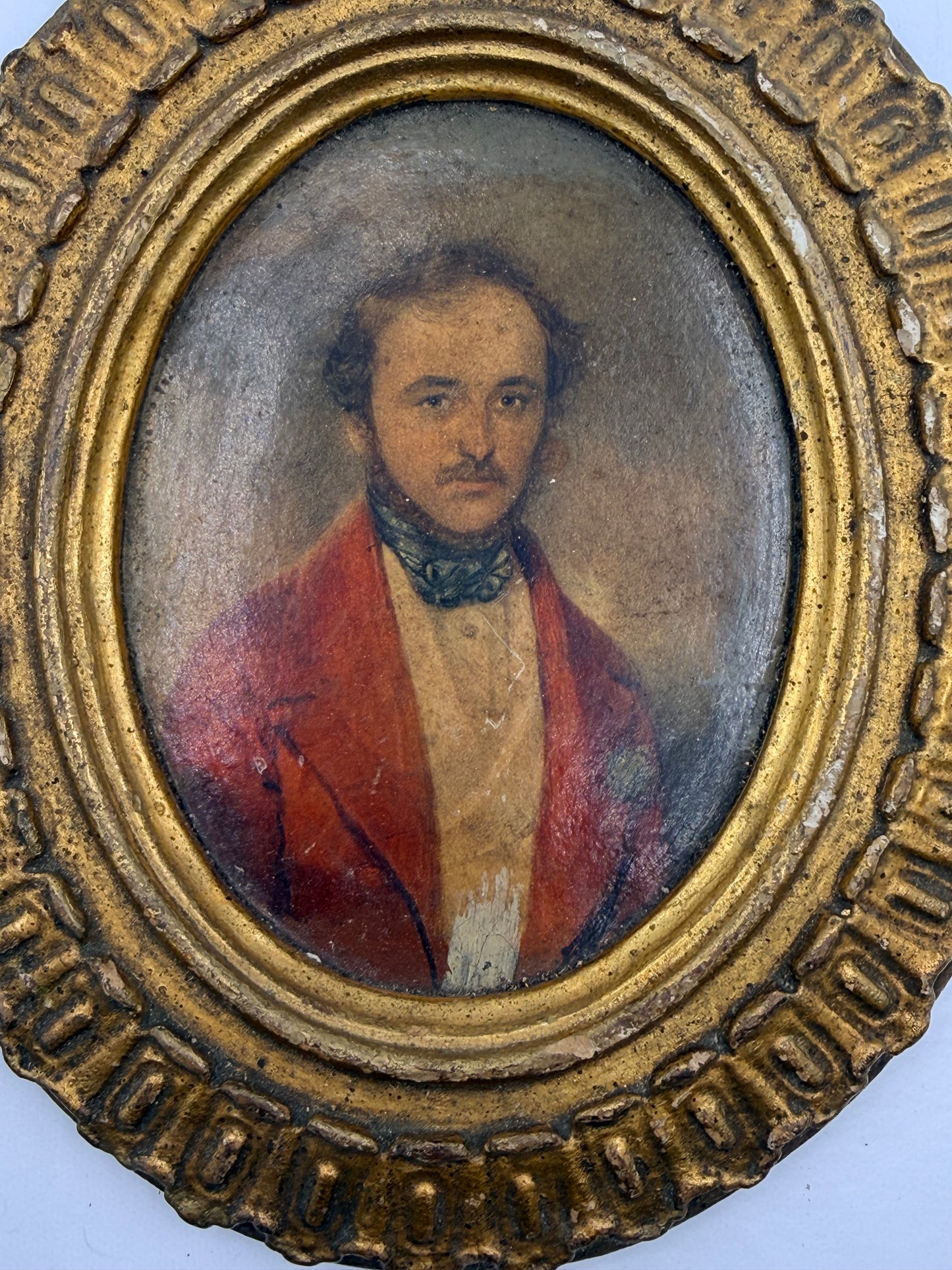 Man in Red Coat, Florentine Style Wall Art