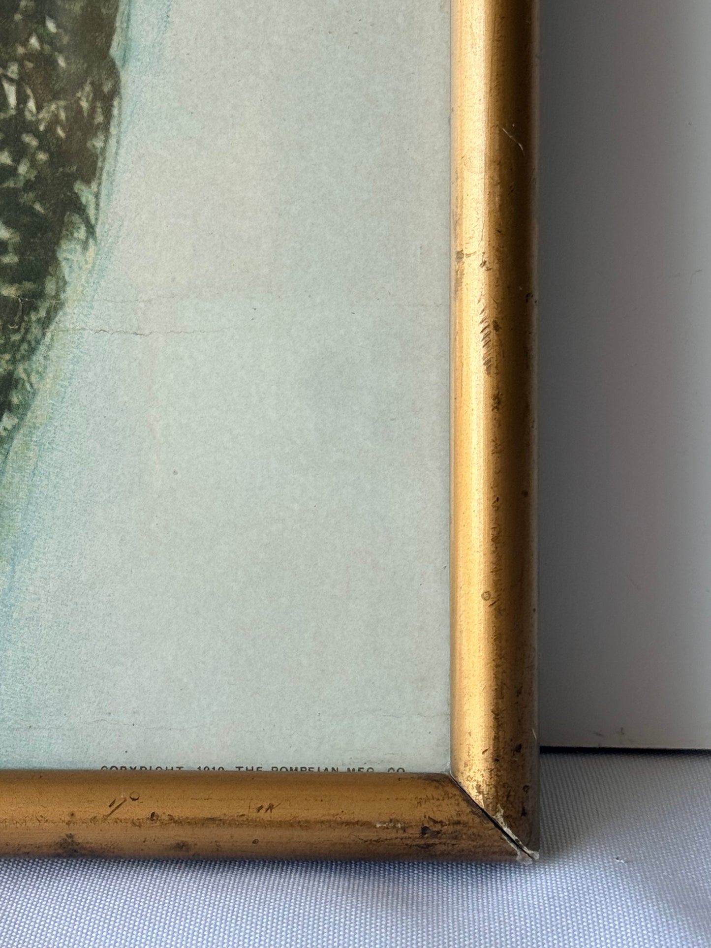 Antique Female Framed Portrait, 17”, 1910
