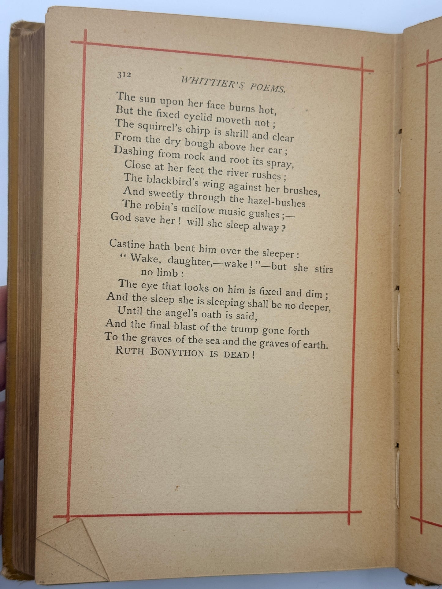 John G Whittier’s Poems, 1880’s