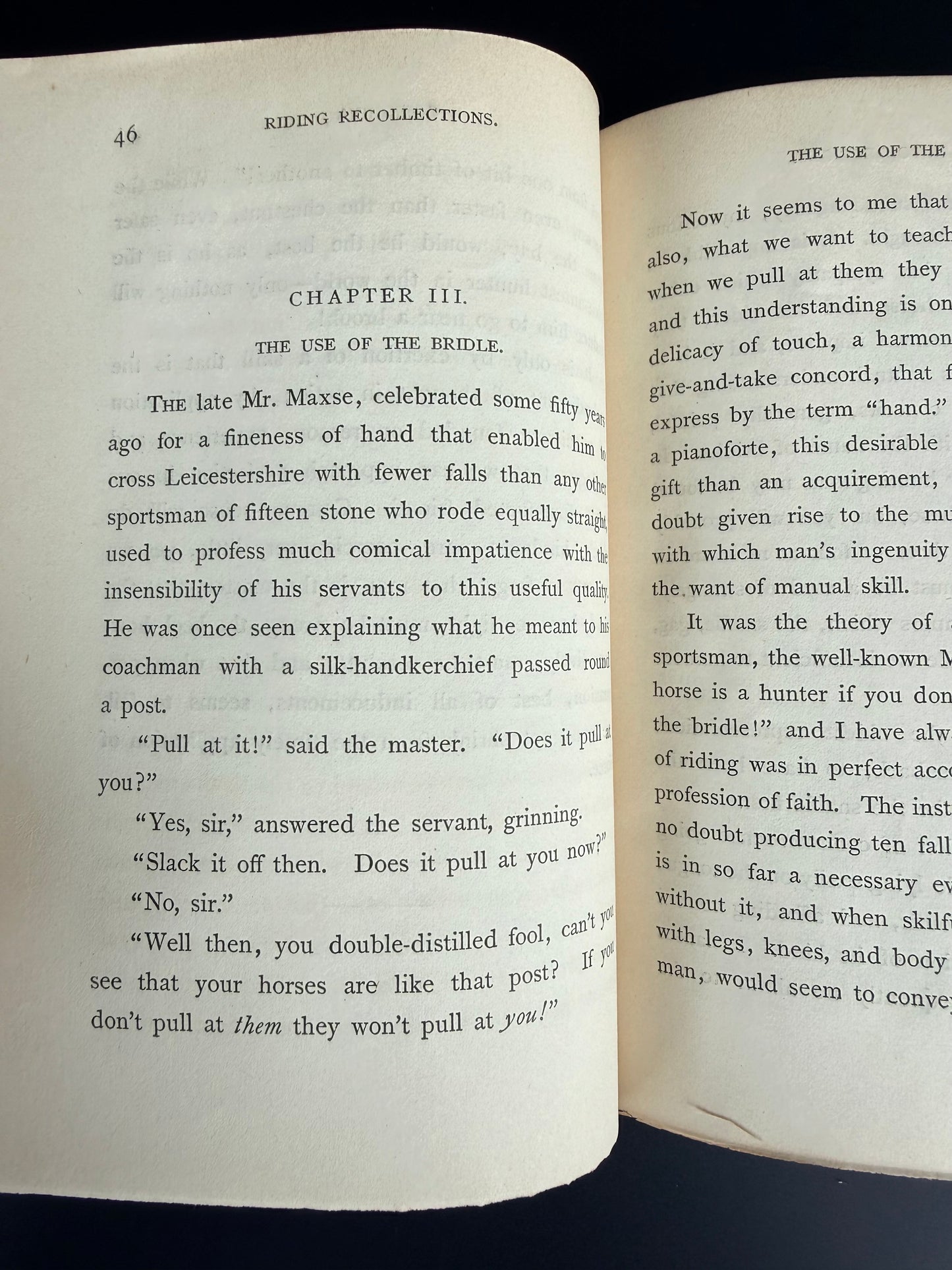 Riding Recollections by G J Whyte Melville, 1879