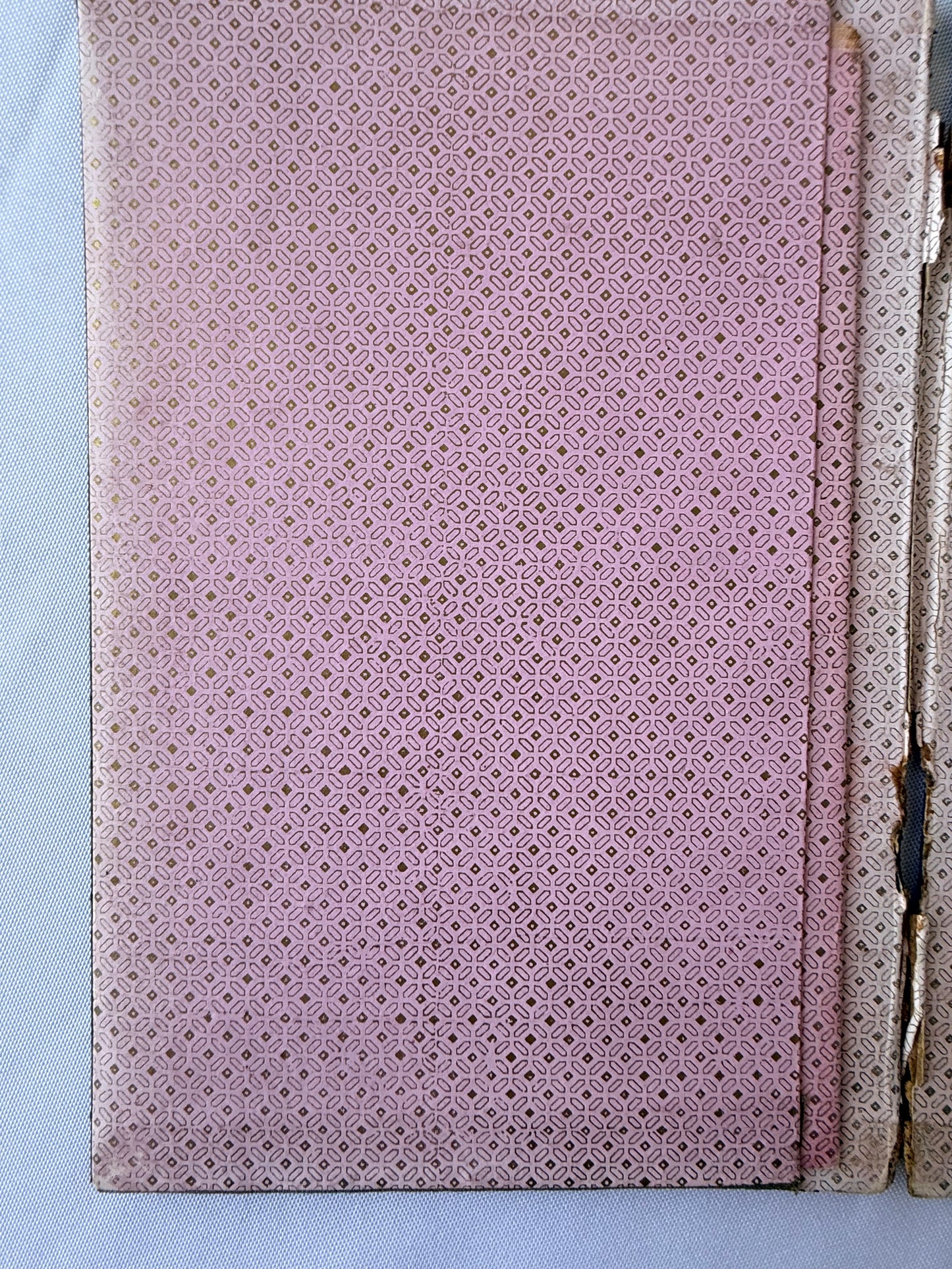 Victorian Paper Mache Desktop Blotter, Victorian Paper Holder