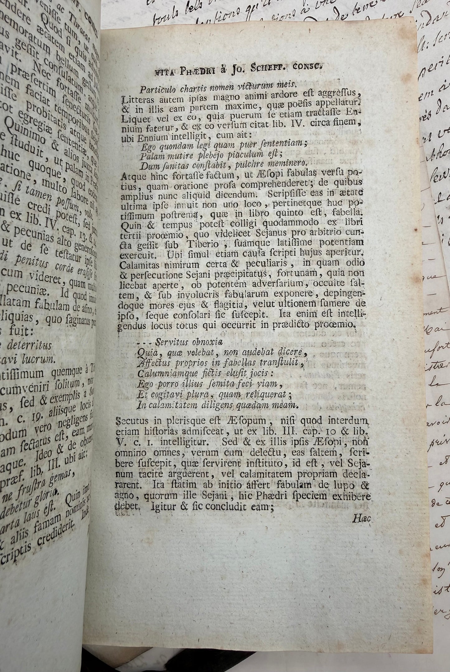 Aesop’s Fables, Vellum Binding, 1778, Latin