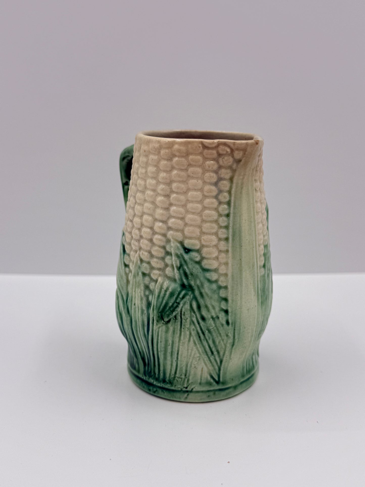 Etruscan Majolican Corn Creamer