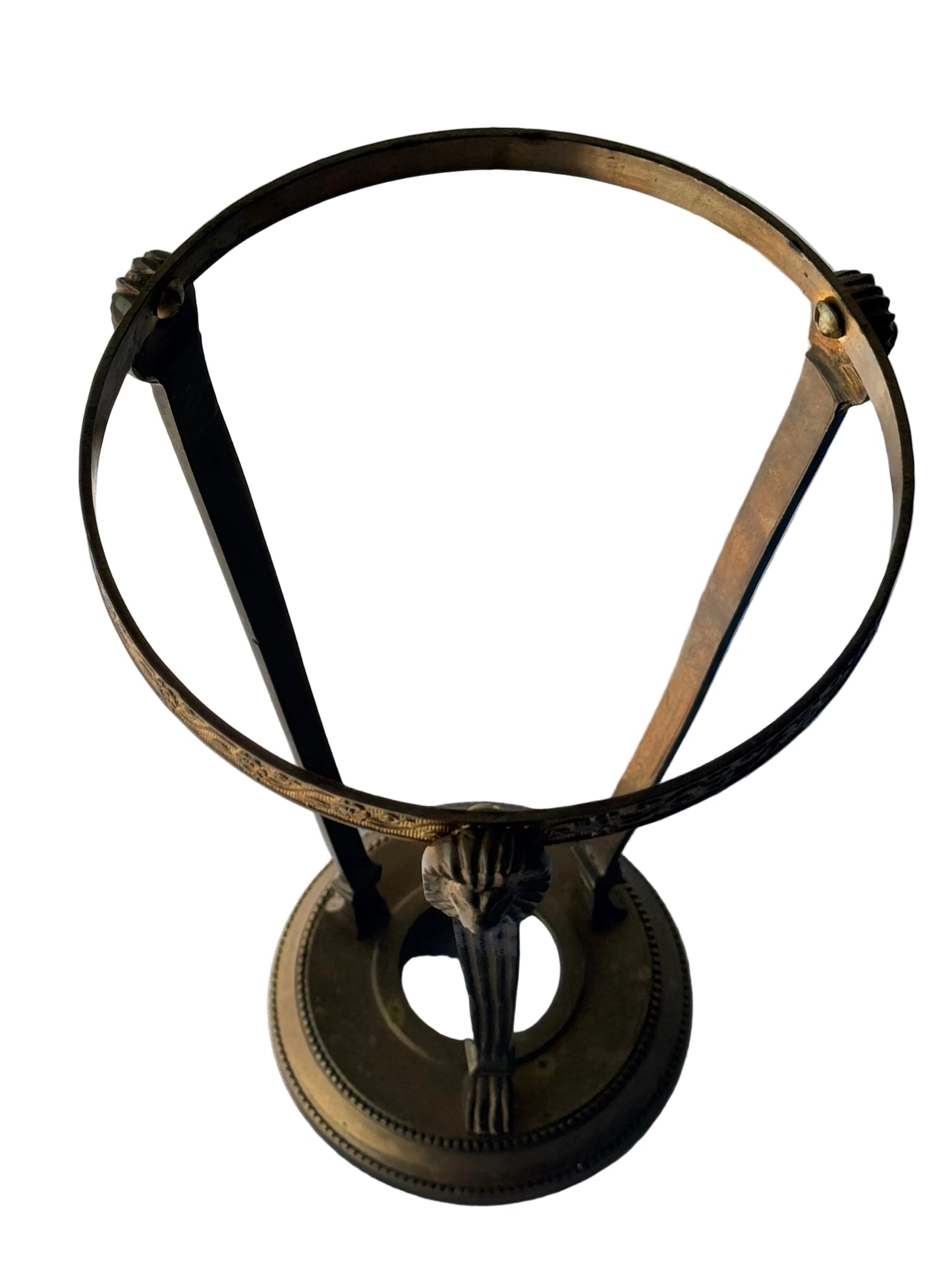 Lion-Head Brass Metal Stand