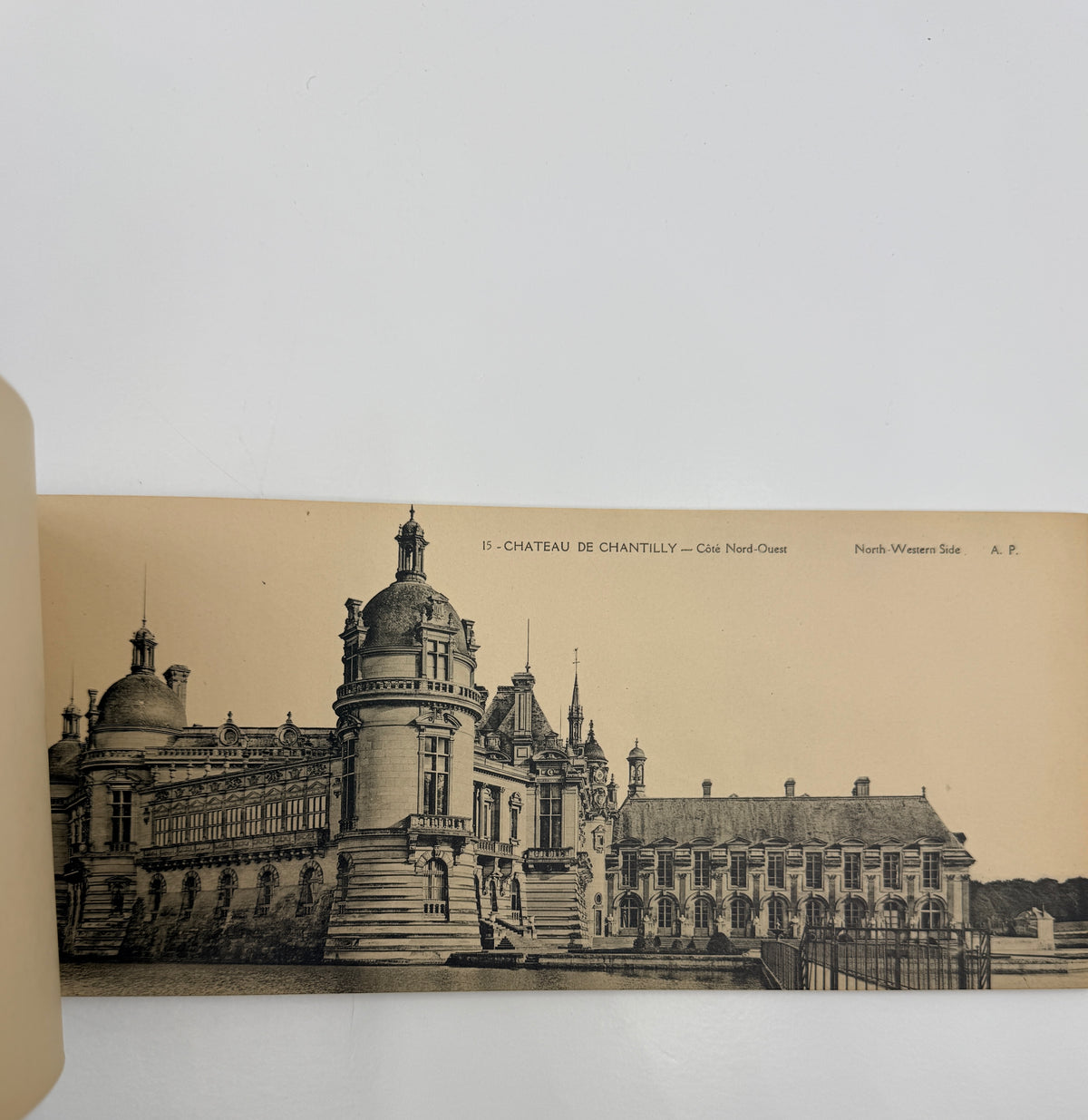 Le Chateau Chantilly le Parc Panoramiques, French Vintage Panoramics