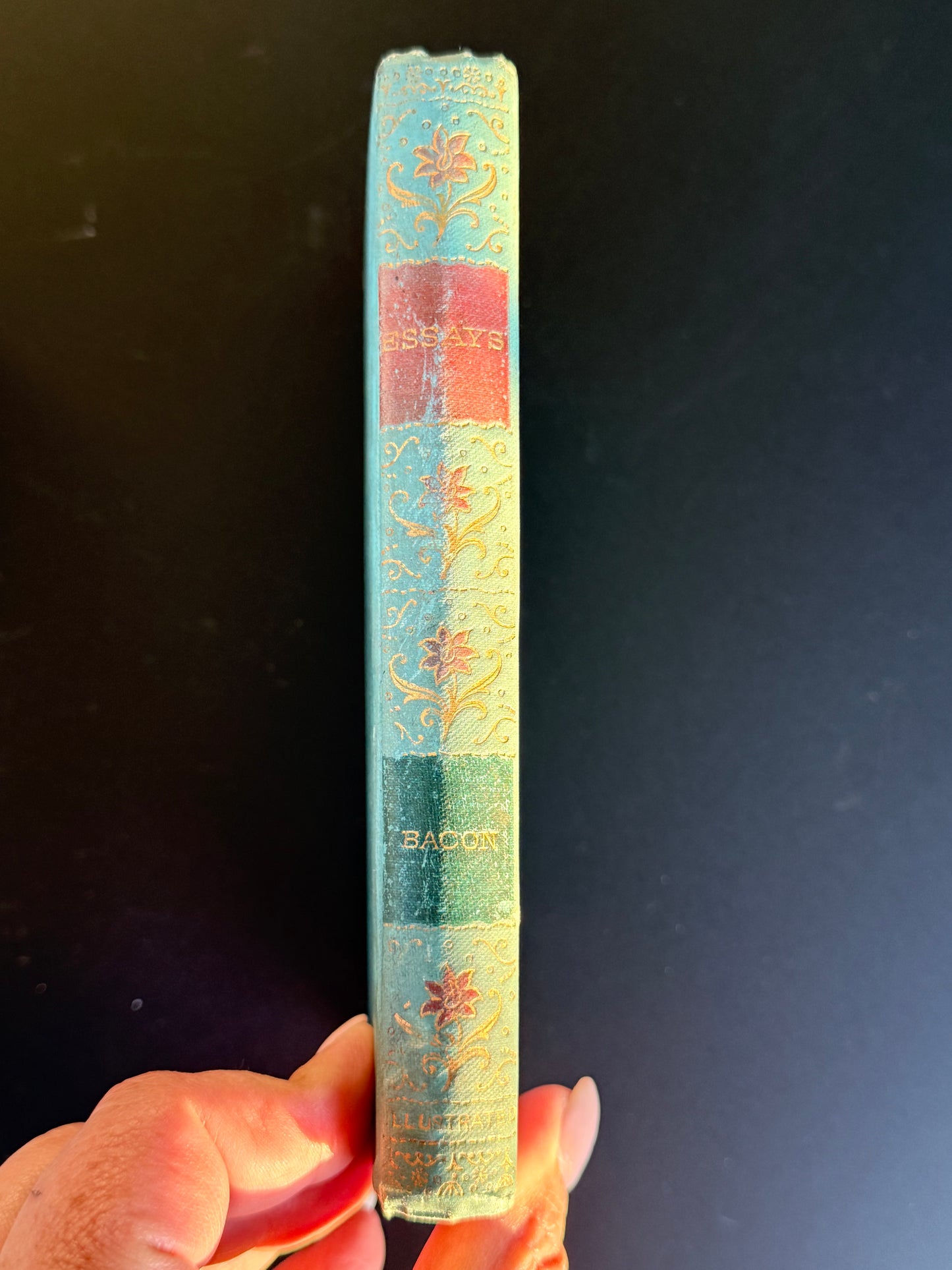 Lot of Antique Floral Books, Tennyson & Bacon