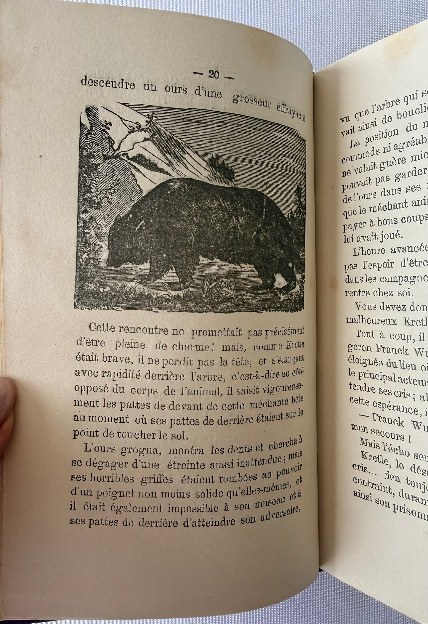 Purple French Cartonnage Book, Les Petits Savants