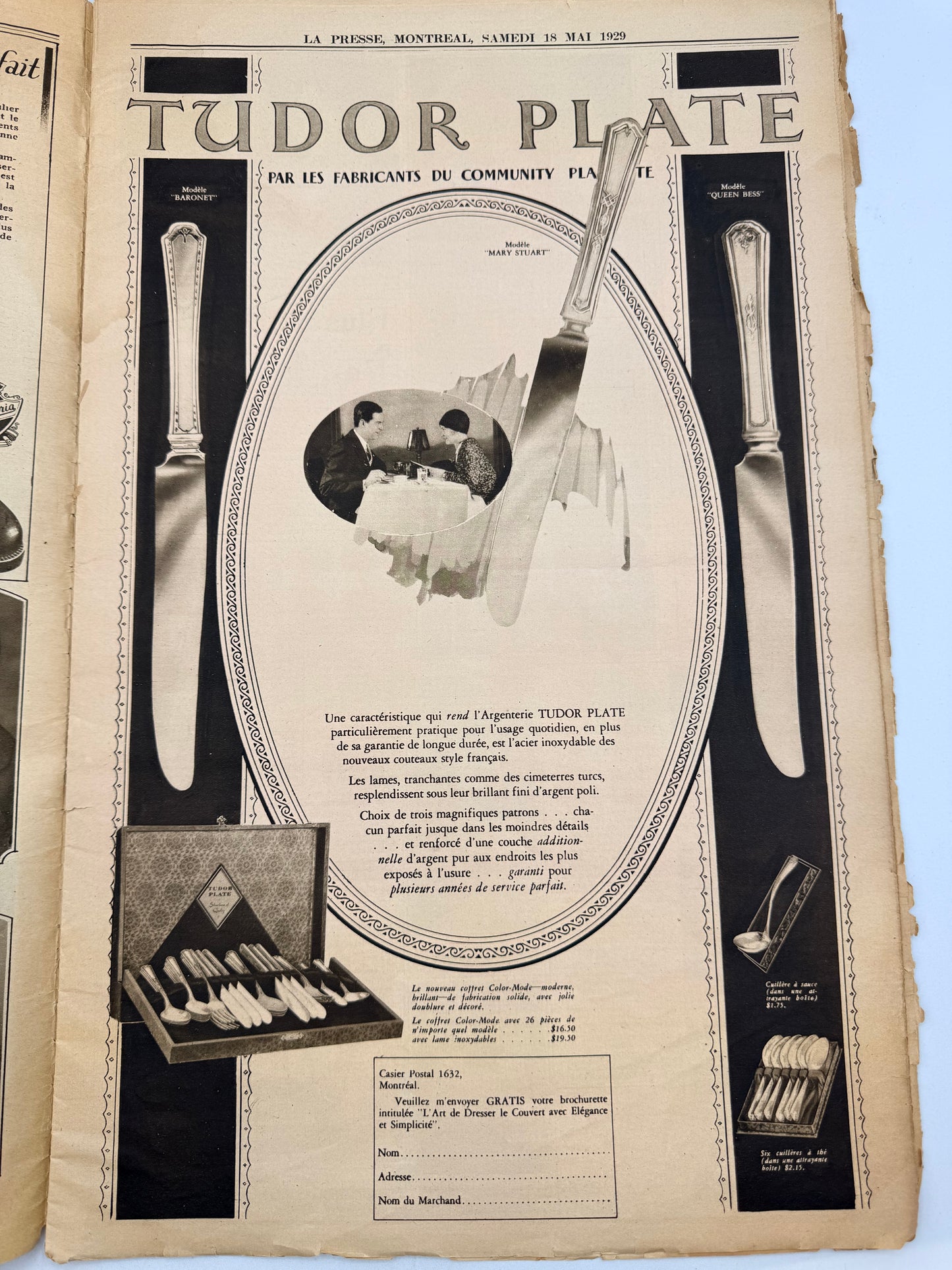 Le Presse Magazine Illustré, 1929