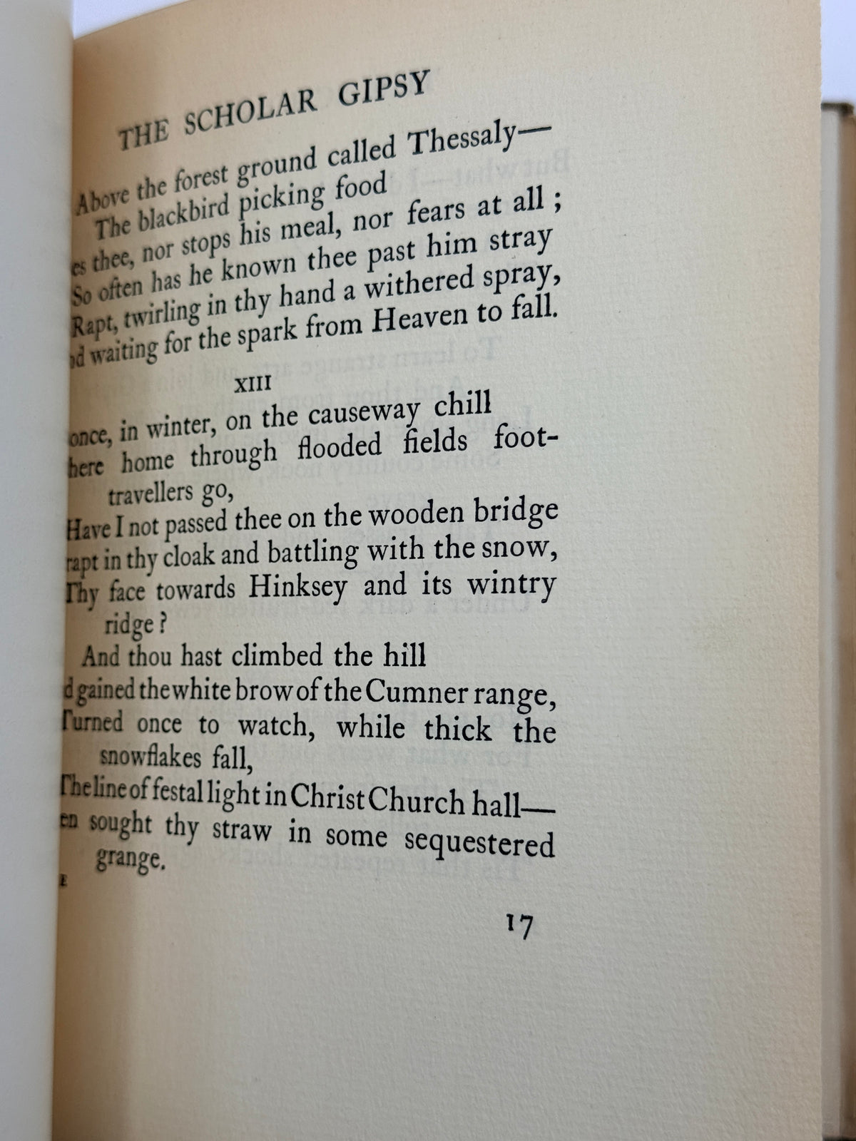 The Scholar Gipsy & Thyrsis by Matthew Arnold