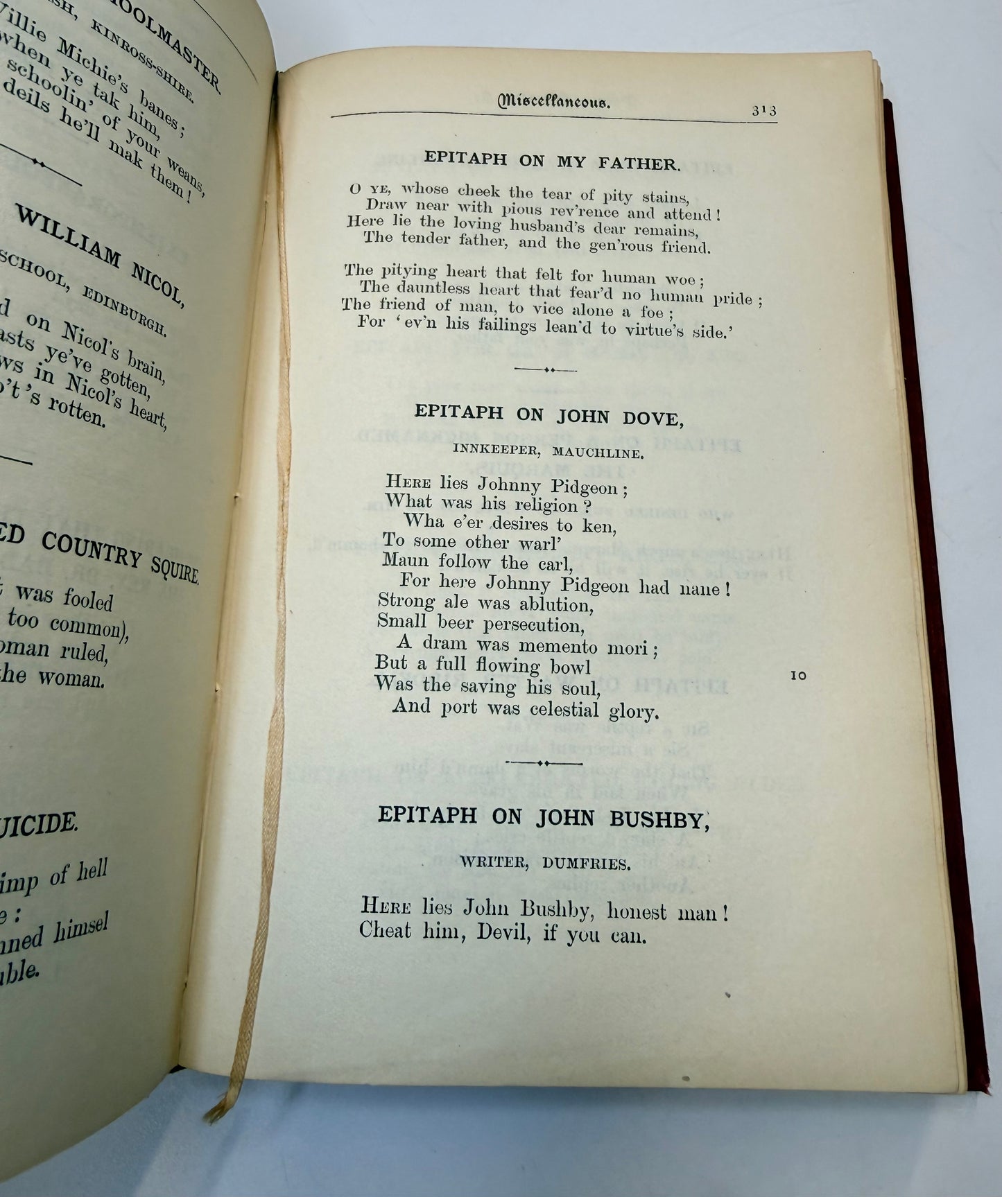 Robert Burns Poetical Works, 1906, Oxford Edition
