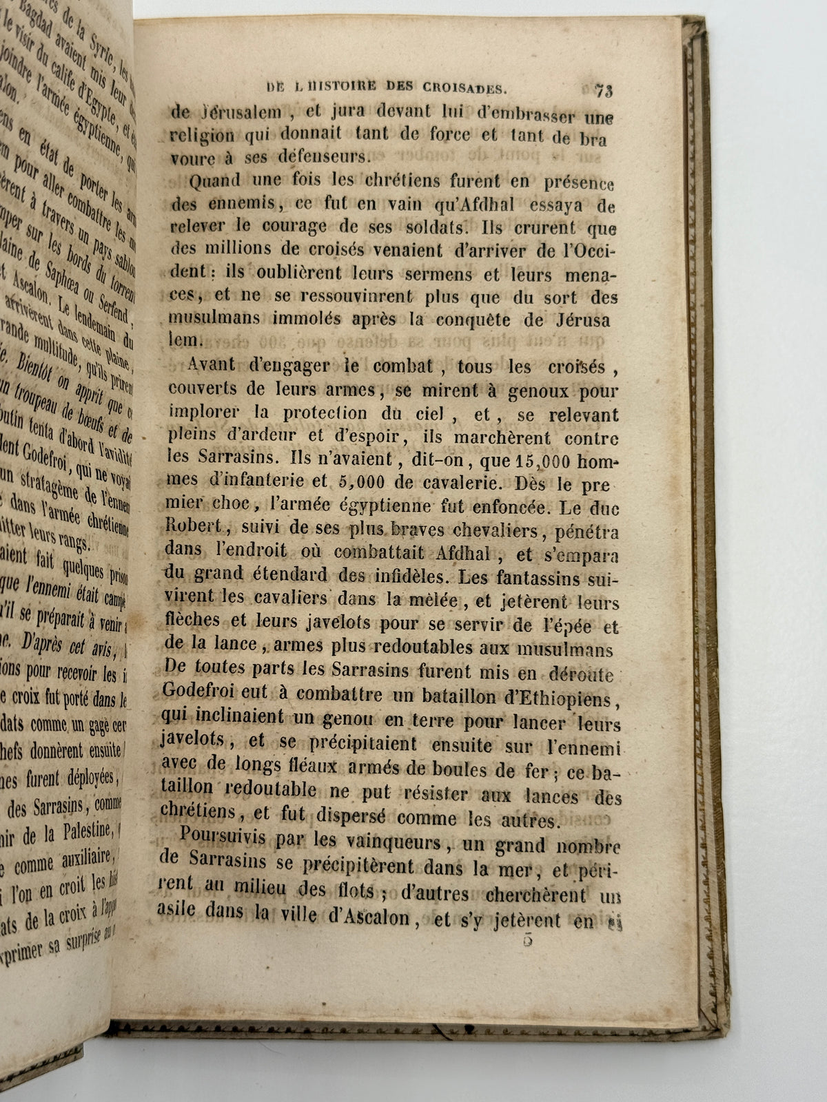 Beauties of the History of the Crusades, French Cartonnage Book