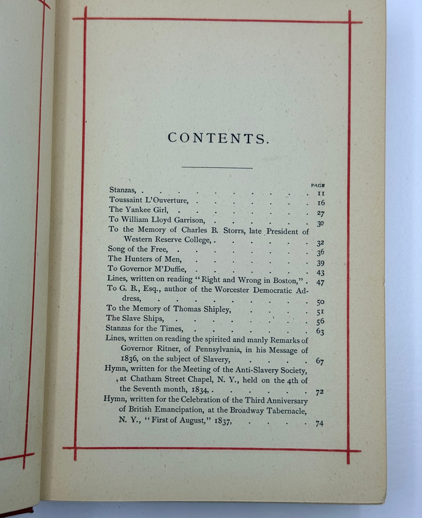 Poems by John Whittier