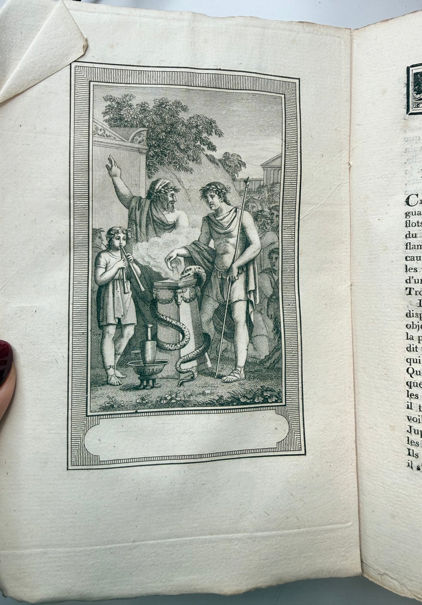 The Works of Virgile, French Pink Soft Cover Books, 1802