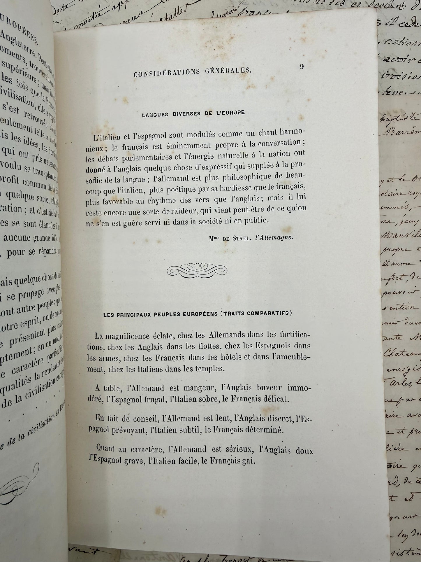 Customs and Characteristics of Peoples, French Cartonnage Book