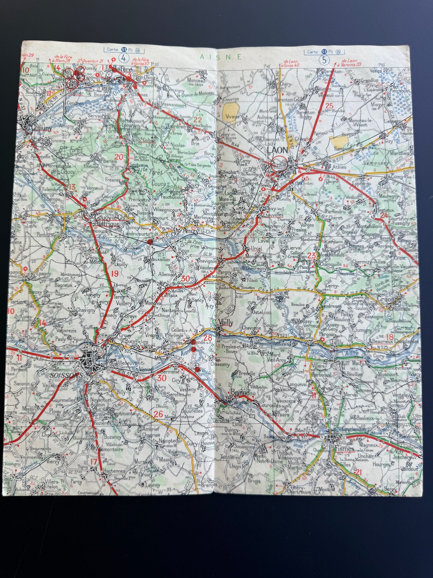 Vintage Michelin Map of Paris #56