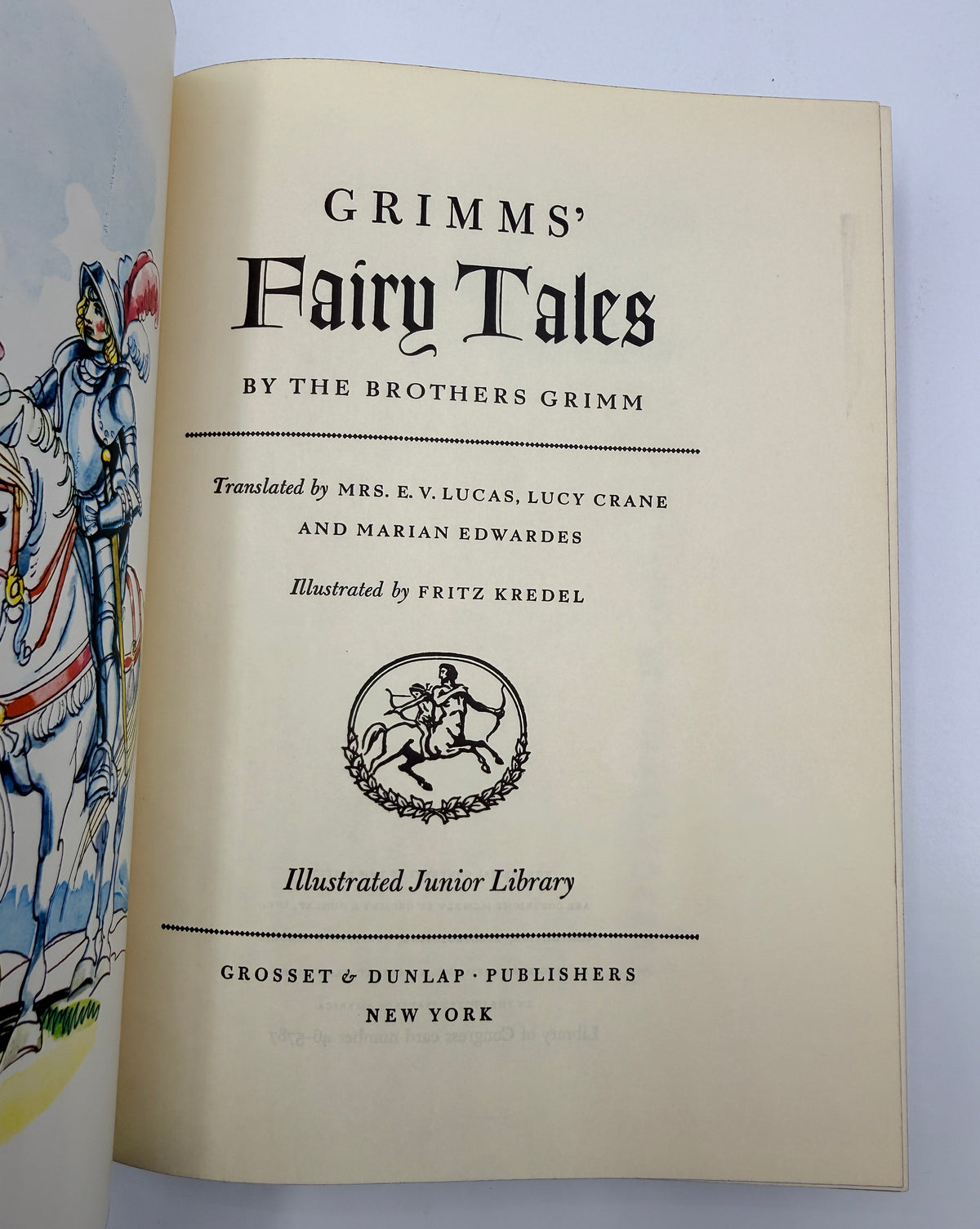 Grimm’s Fairy Tales by The Brothers Grimm, Illustrated Juniors Library