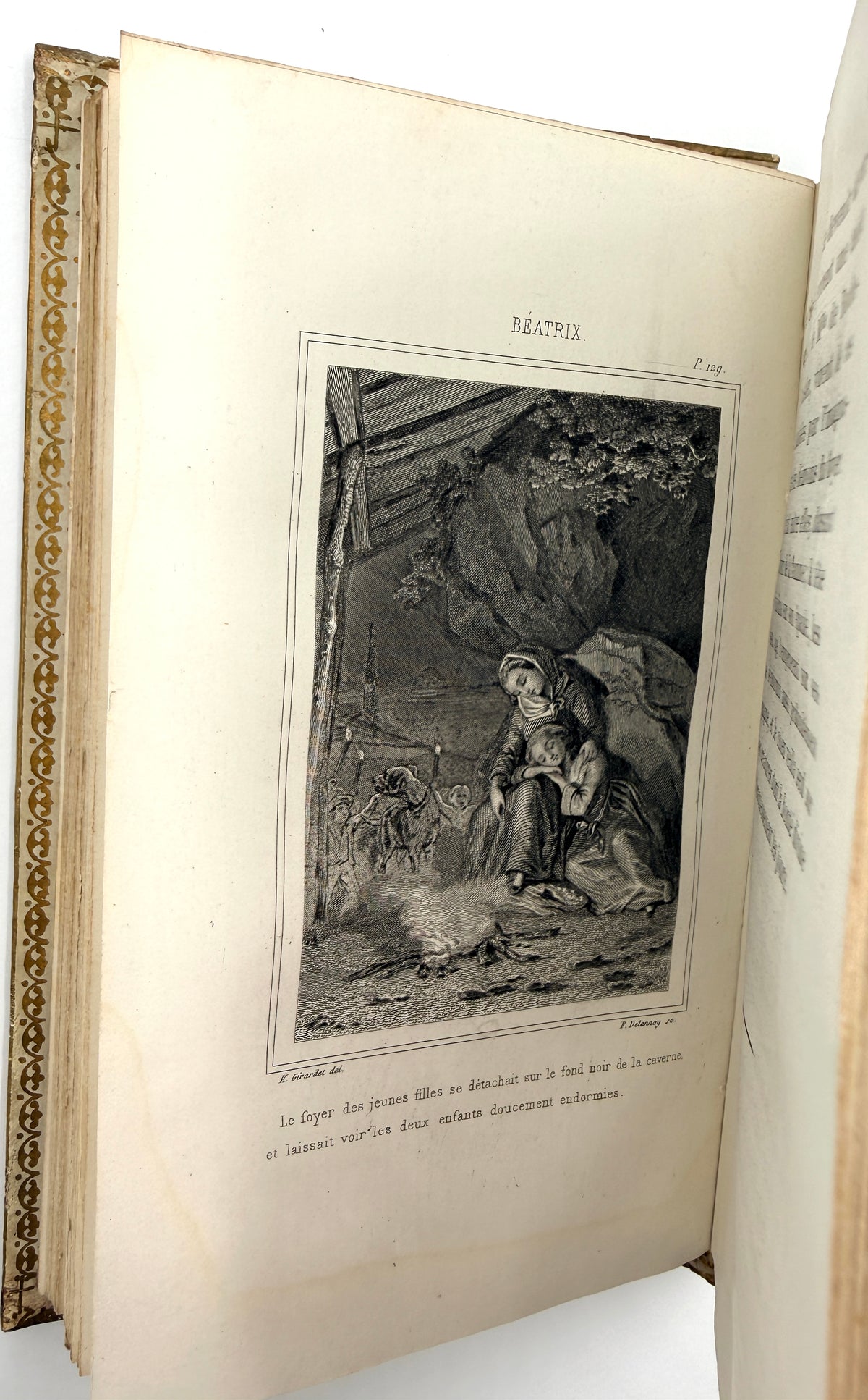 Beatrix, French Cartonnage Book, 1866