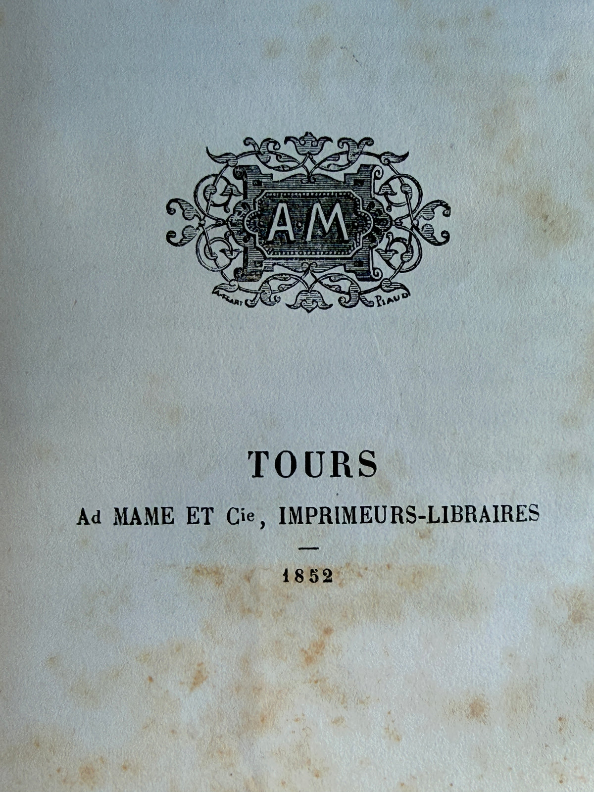 Pierre Le Grand, French Romantique, 1852