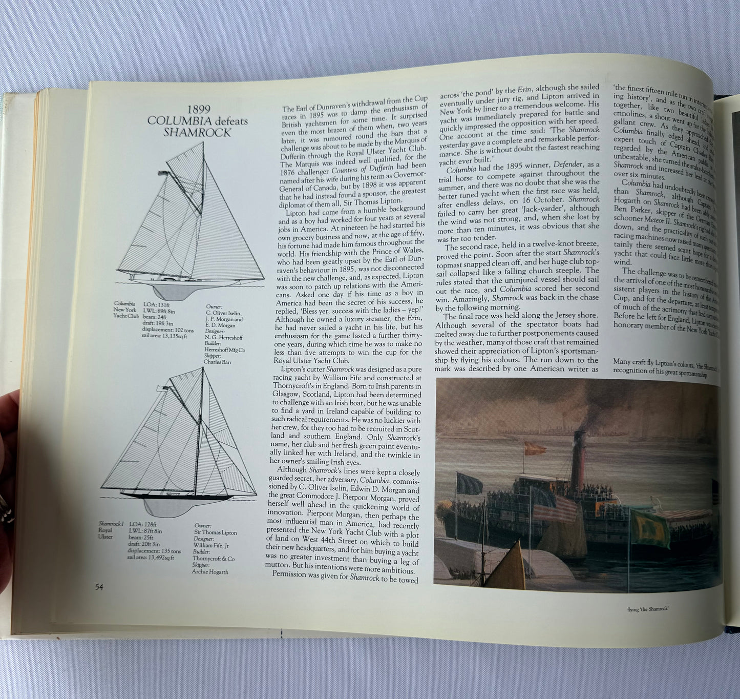 The Winning Moment, Paintings of The America’s Cup (1851-1987). Tim Thompson Art