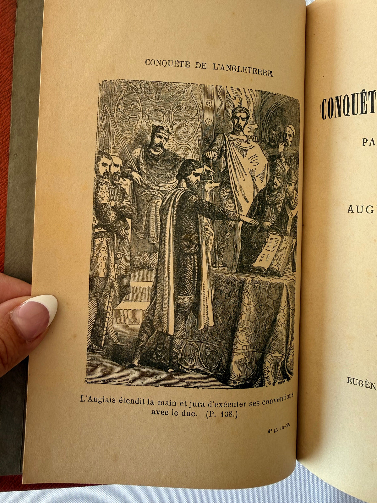 History of the Conquest of England, French Cartonnage Book