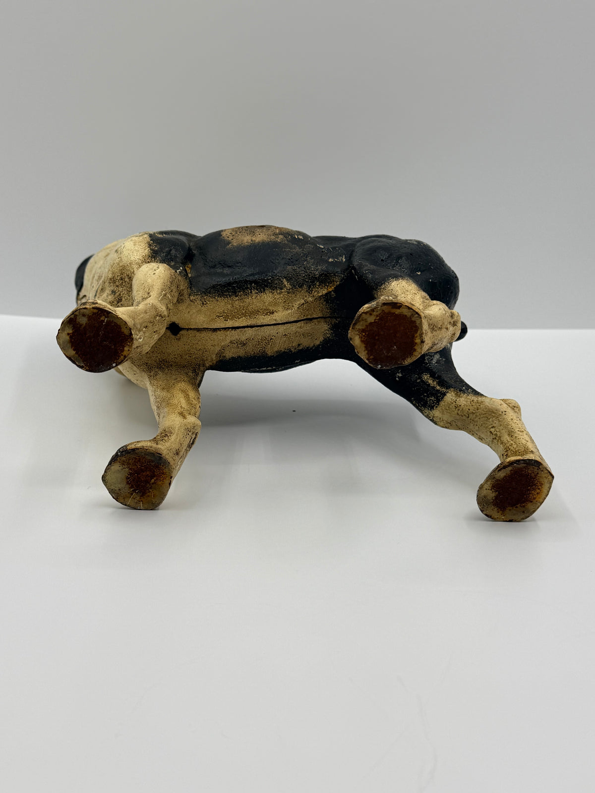 Cast Iron Vintage Terrier Dog Bank, Hubley Style Dog