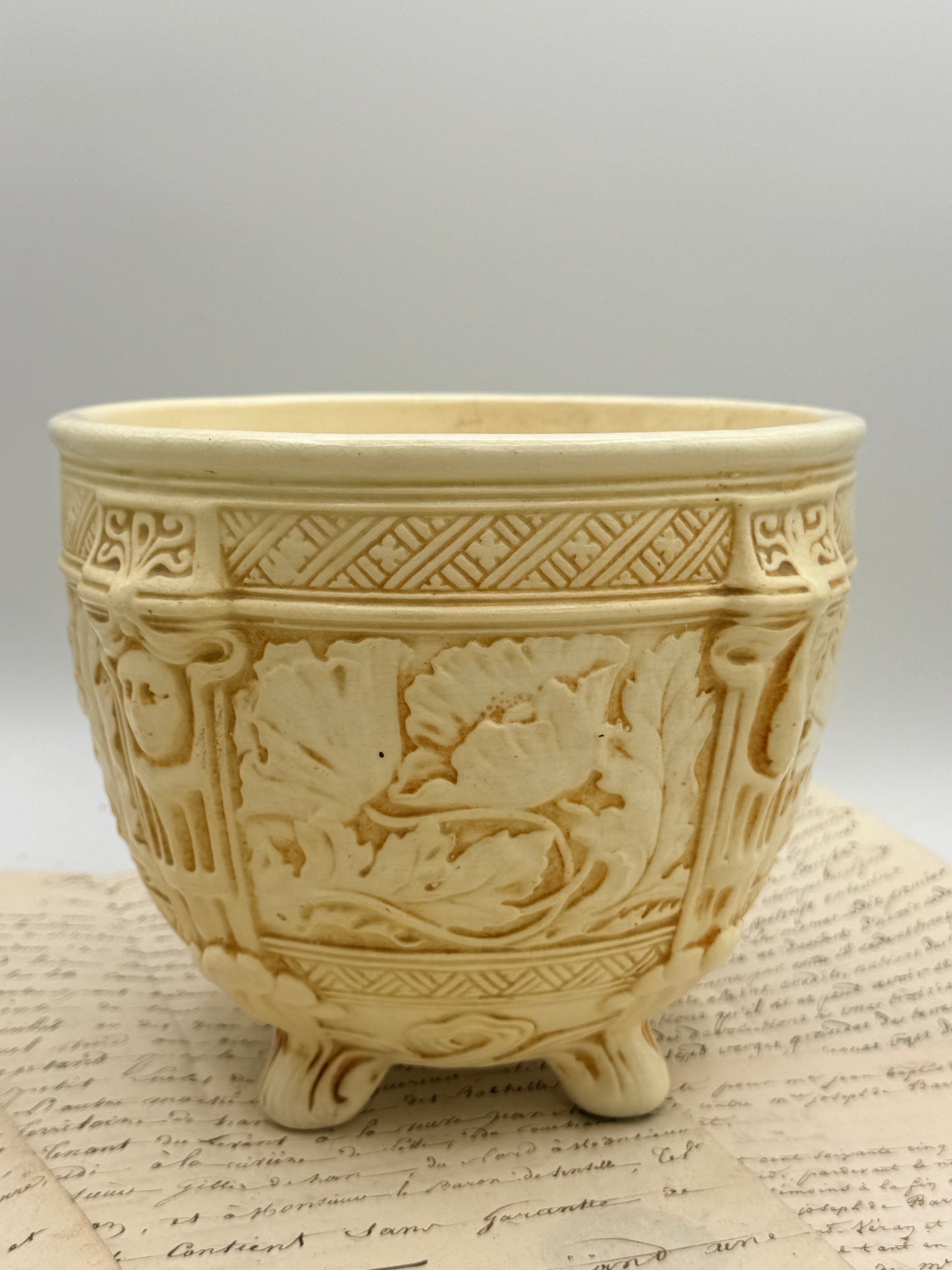 Weller Art Nouveau Jardiniere Planter, 6.25”