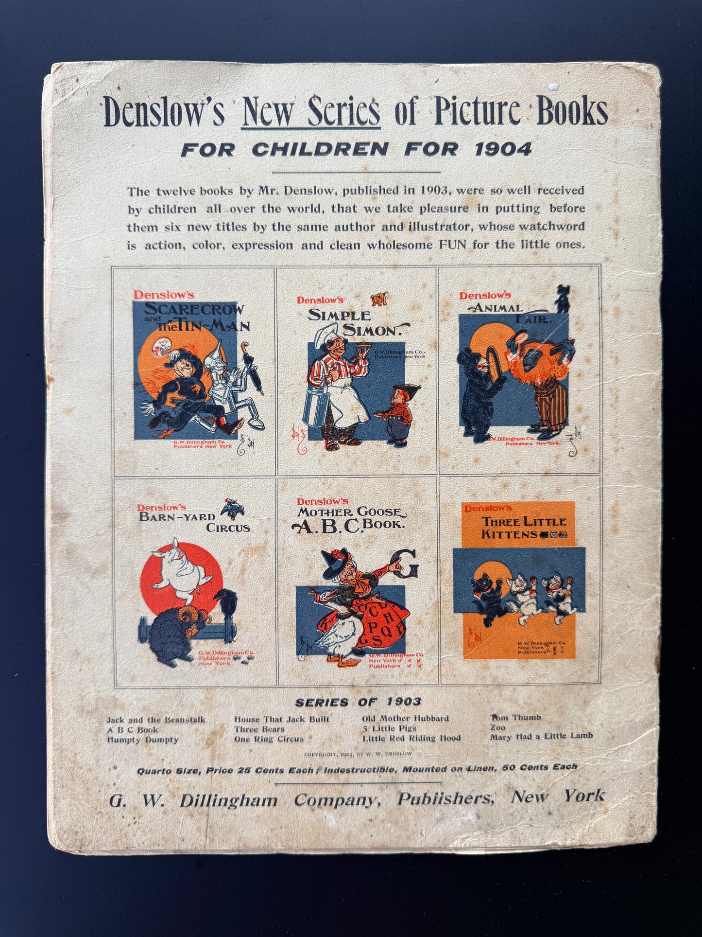 Denslow’s Simple Simon, 1904
