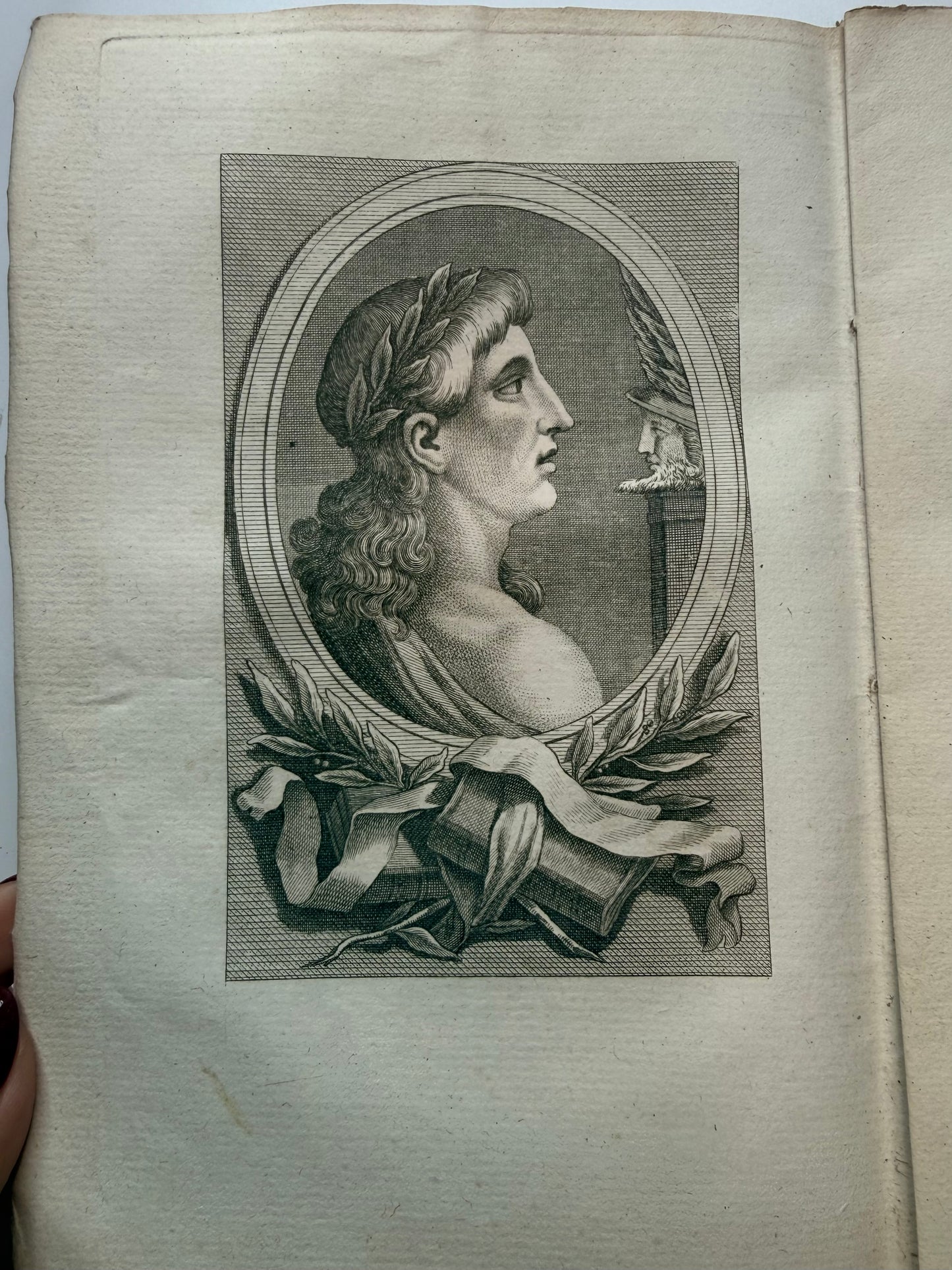The Works of Virgile, French Pink Soft Cover Books, 1802