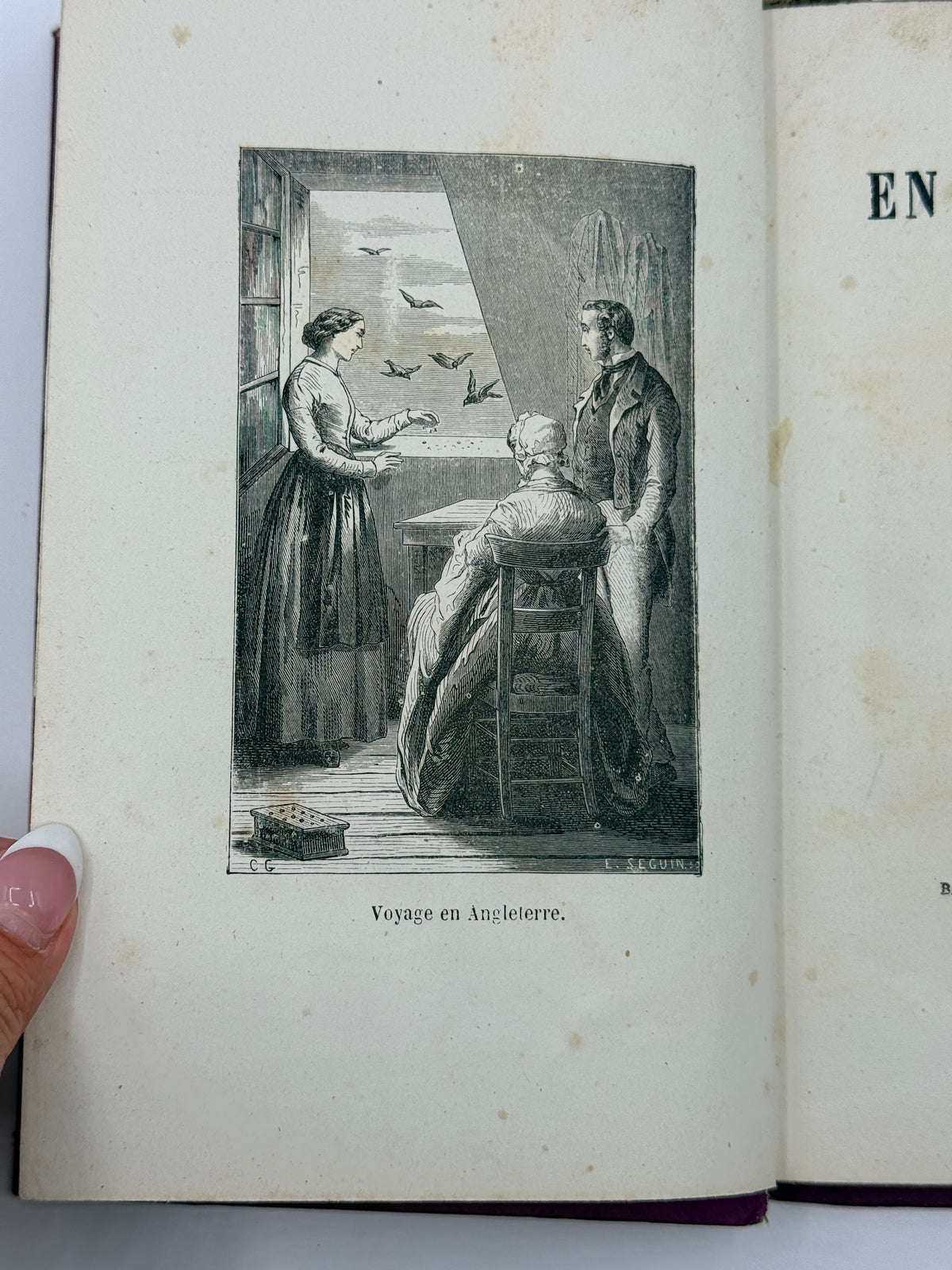 Voyage en Angleterre, French or Trip to England