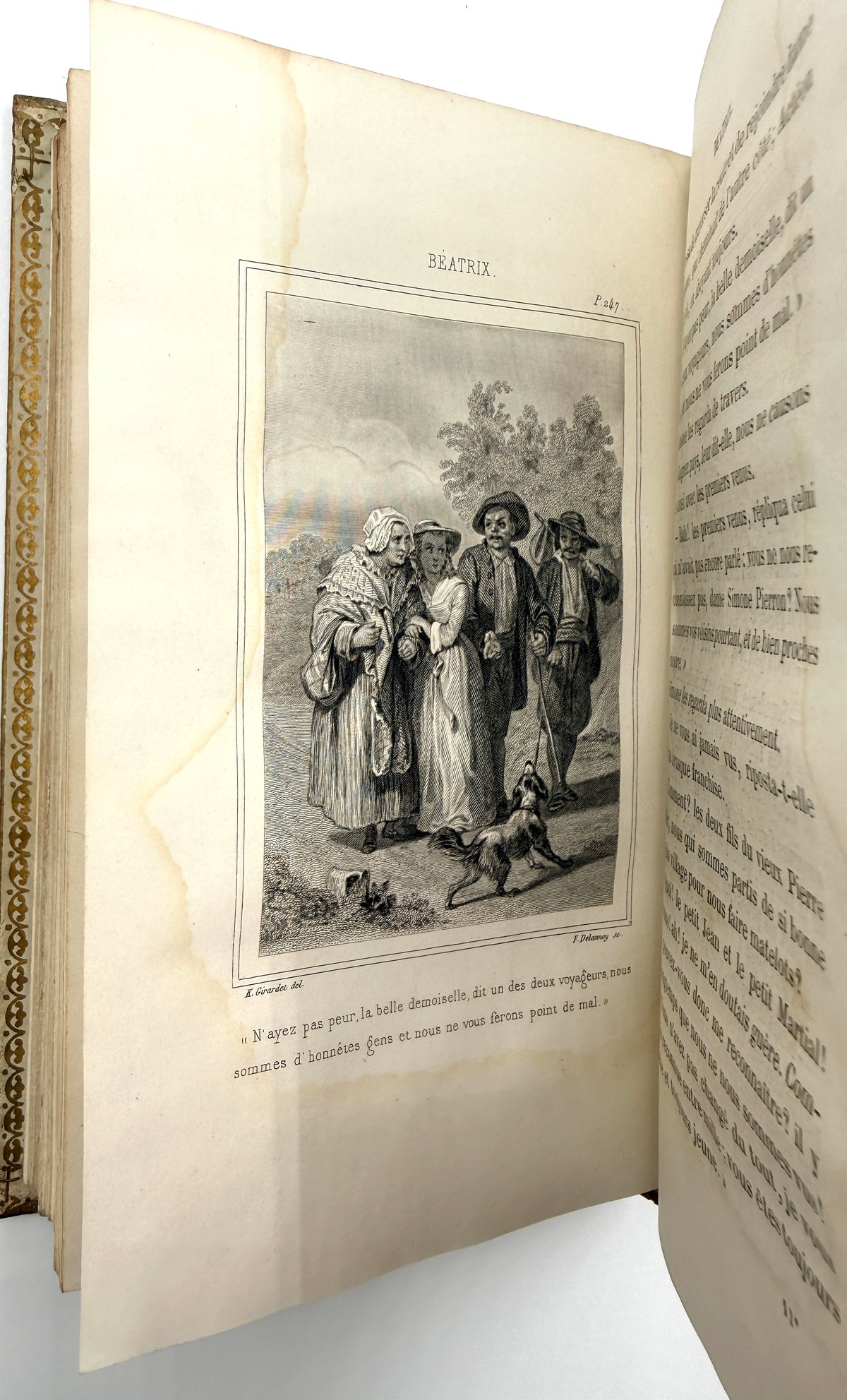 Beatrix, French Cartonnage Book, 1866