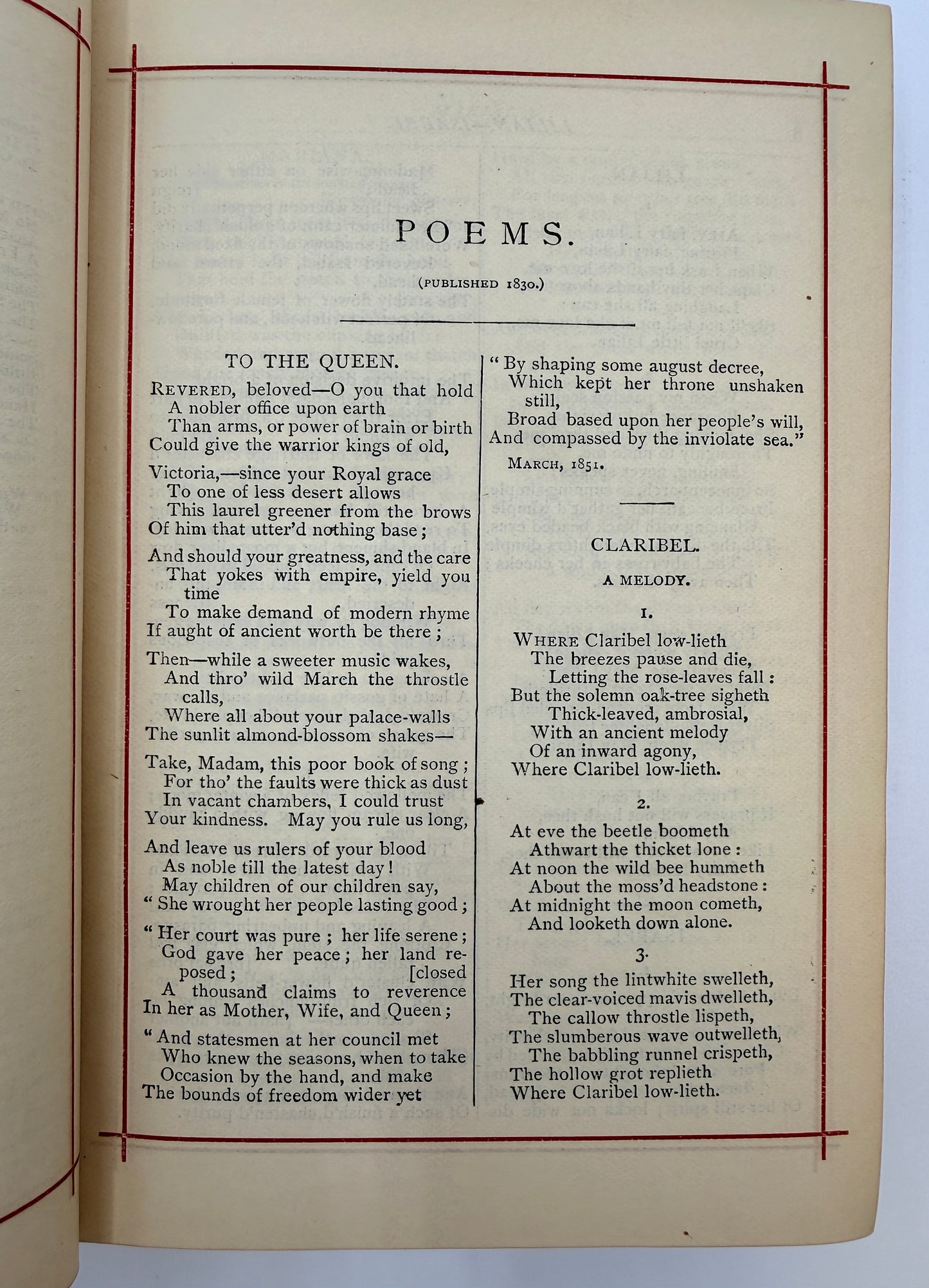 Alfred Tennyson’s Poetical Works, The Princess & Others