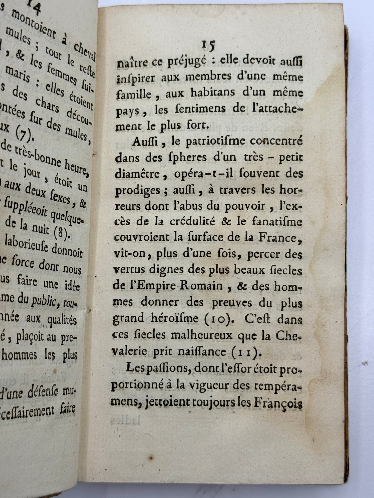 Memoire & Others, Antique French Book, 1762