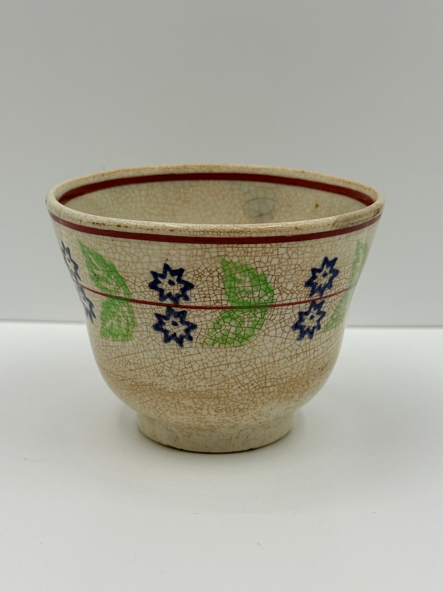 Small Ironstone Floral Bowl